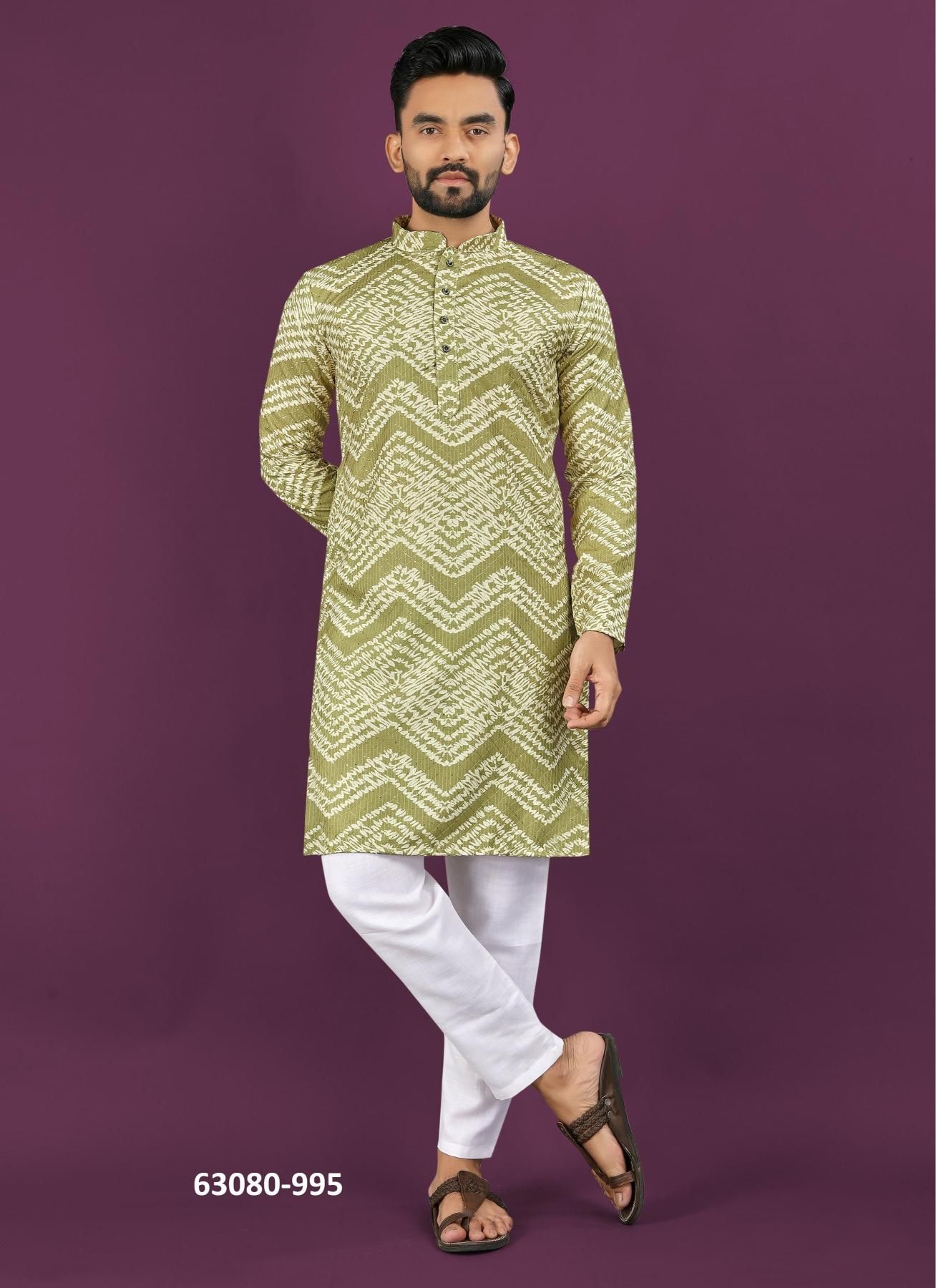 ZIG ZAG - Catalog # 63080 (Set of 6 Men's Ethnic Wear) by Tentmen Clothing ZIG ZAG - Catalog # 63080 (Set of 6 Men's Ethnic Wear) by Tentmen Clothing