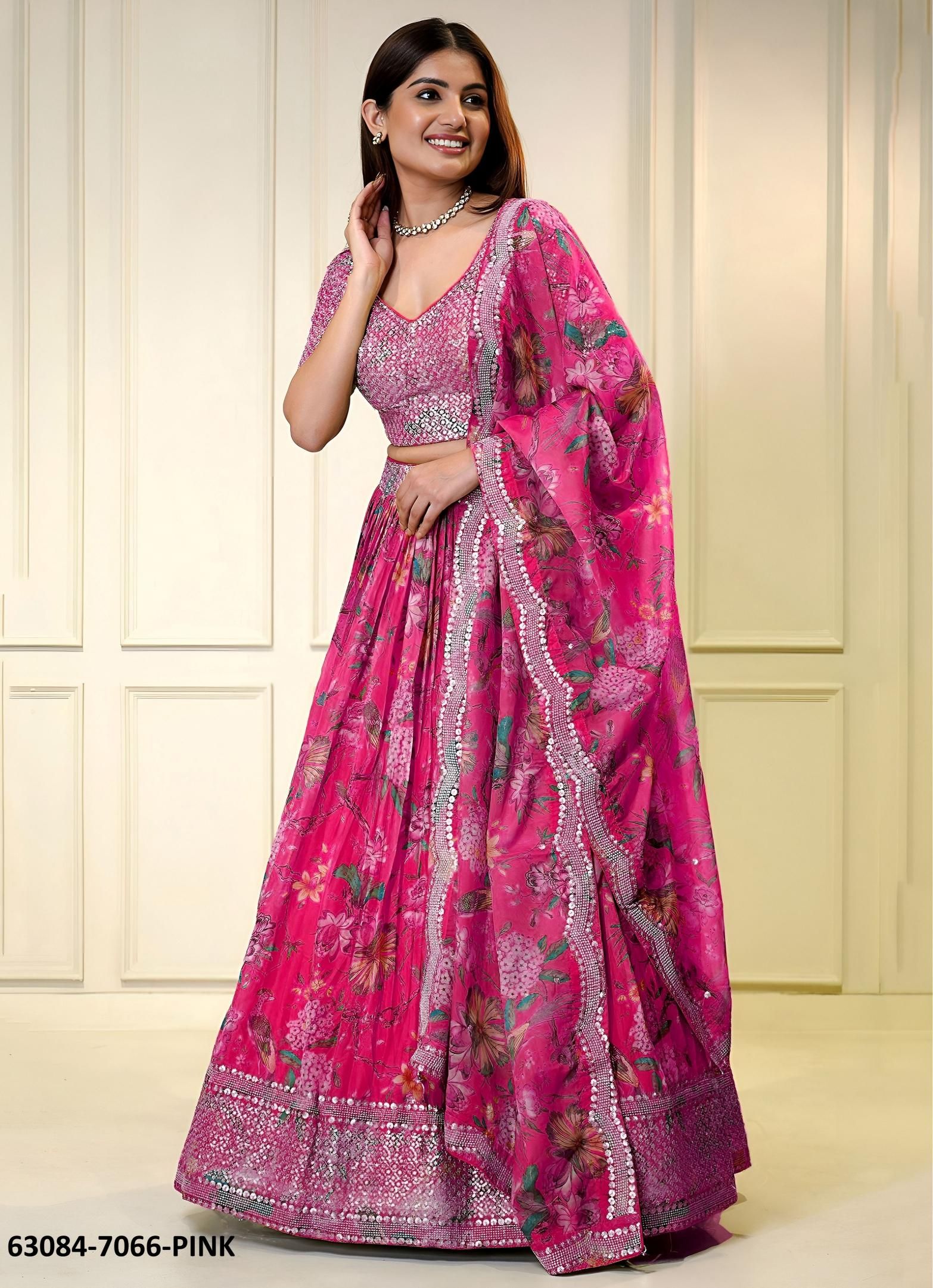 VOLUME 31 - Catalog # 63084 (Set of 6 Semi-Stitched Lehengas) by Raw Lemon VOLUME 31 - Catalog # 63084 (Set of 6 Semi-Stitched Lehengas) by Raw Lemon