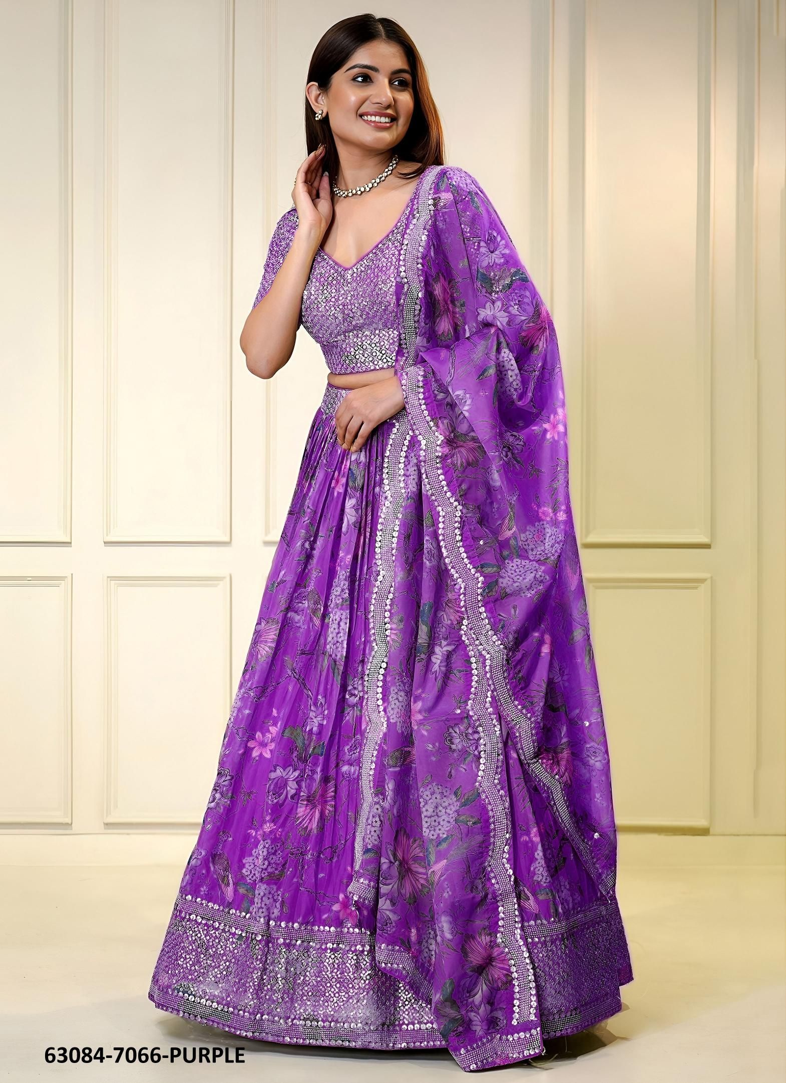 VOLUME 31 - Catalog # 63084 (Set of 6 Semi-Stitched Lehengas) by Raw Lemon VOLUME 31 - Catalog # 63084 (Set of 6 Semi-Stitched Lehengas) by Raw Lemon
