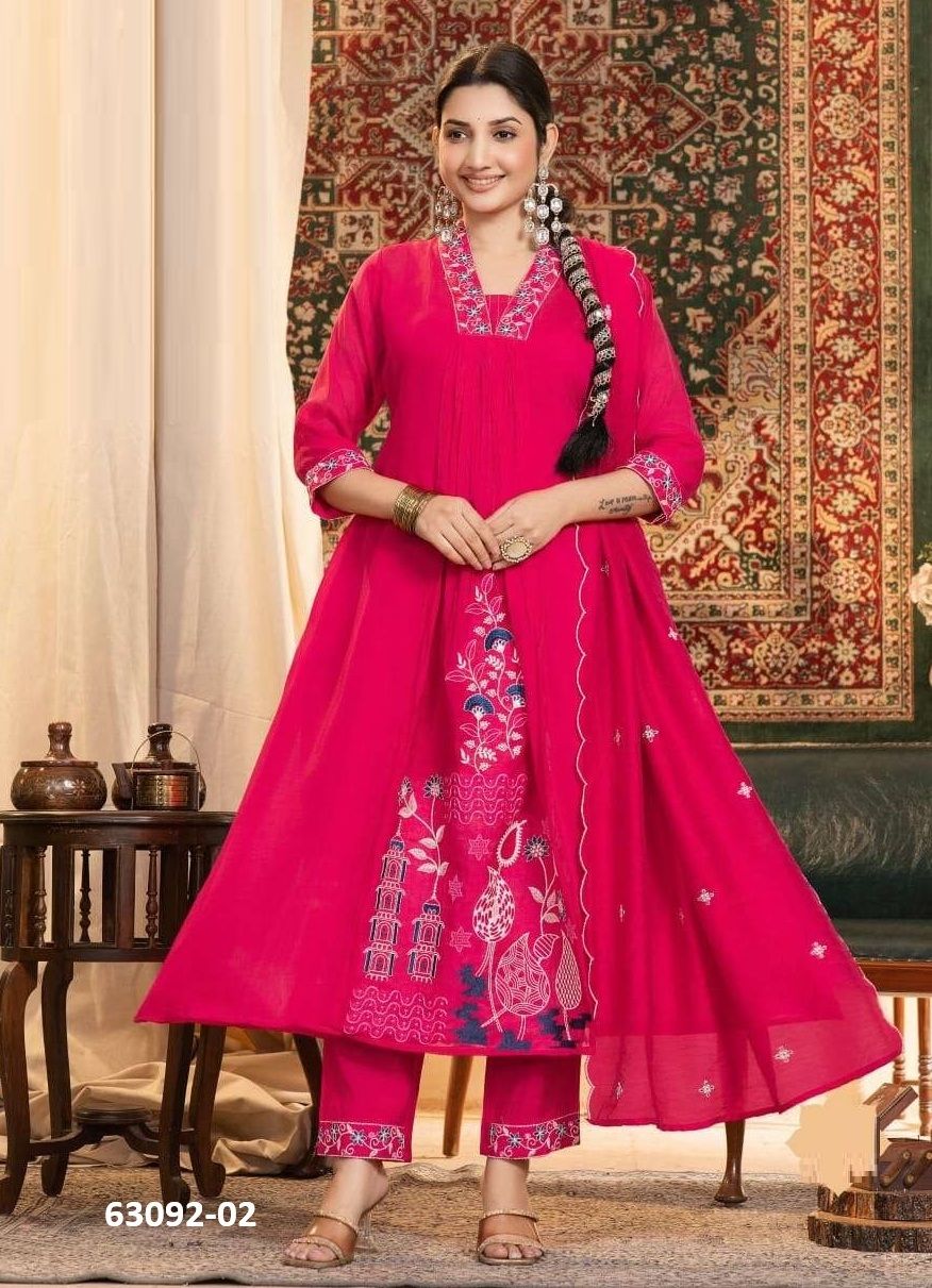 CRYSTAL - Catalog # 63092 (Set of 6 Readymade Salwar Suits) by Kaya Ahmedabad CRYSTAL - Catalog # 63092 (Set of 6 Readymade Salwar Suits) by Kaya Ahmedabad