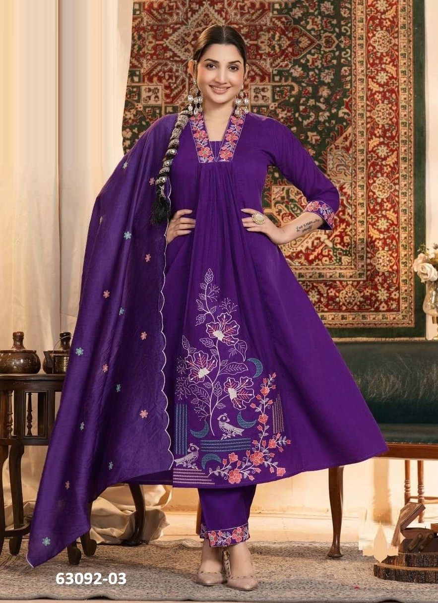 CRYSTAL - Catalog # 63092 (Set of 6 Readymade Salwar Suits) by Kaya Ahmedabad CRYSTAL - Catalog # 63092 (Set of 6 Readymade Salwar Suits) by Kaya Ahmedabad