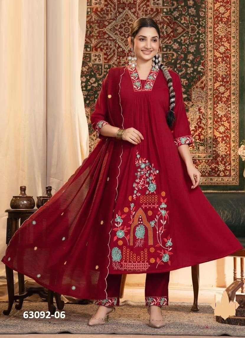 CRYSTAL - Catalog # 63092 (Set of 6 Readymade Salwar Suits) by Kaya Ahmedabad CRYSTAL - Catalog # 63092 (Set of 6 Readymade Salwar Suits) by Kaya Ahmedabad