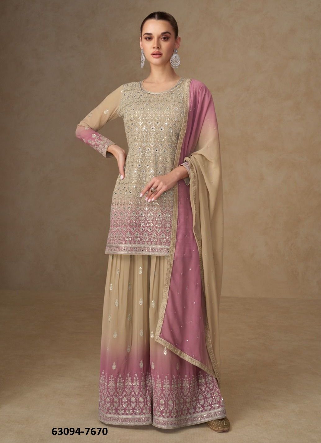 SHIVANI - Catalog # 63094 (Set of 3 Readymade Salwar Suits) by Gulkayra Designer