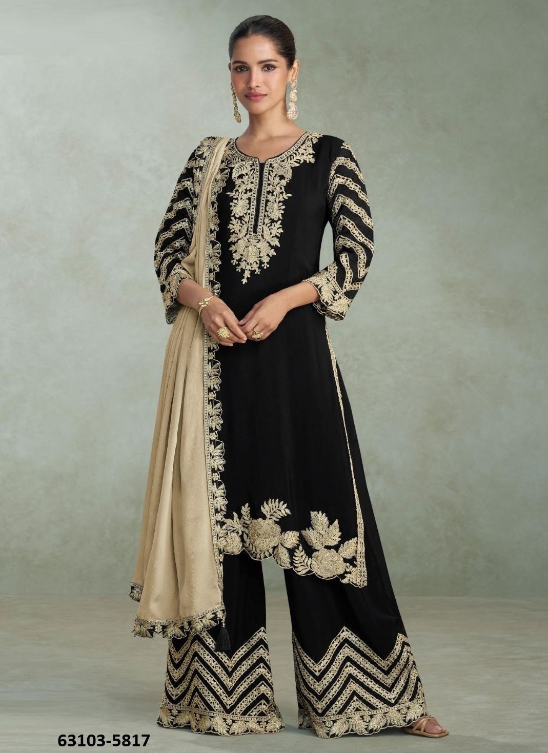 SAMIRA - Catalog # 63103 (Set of 2 Readymade Salwar Suits) by Sayuri Designer