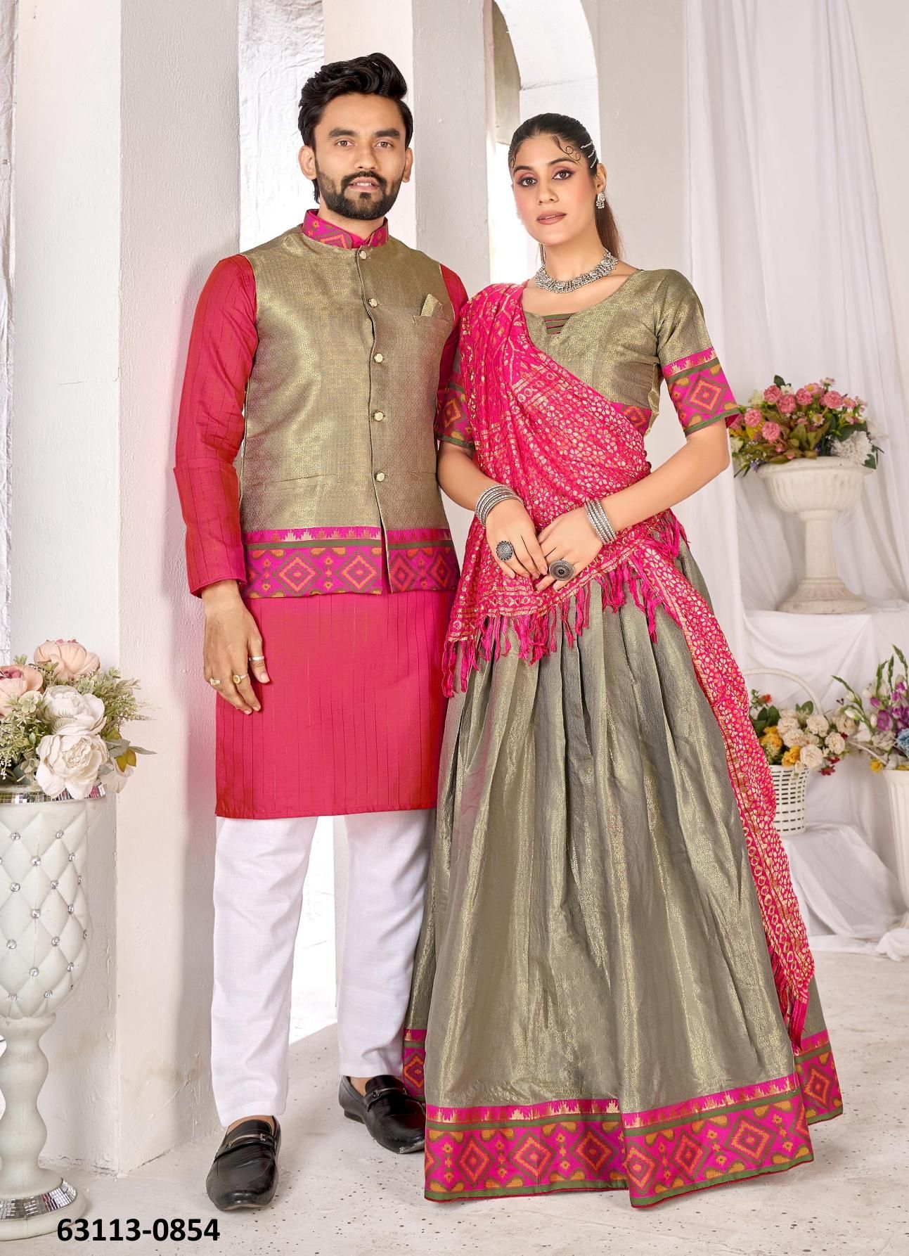 SHRIWALLI - Catalog # 63113 (Set of 4 Couple-Combo) by Komal Pret SHRIWALLI - Catalog # 63113 (Set of 4 Couple-Combo) by Komal Pret