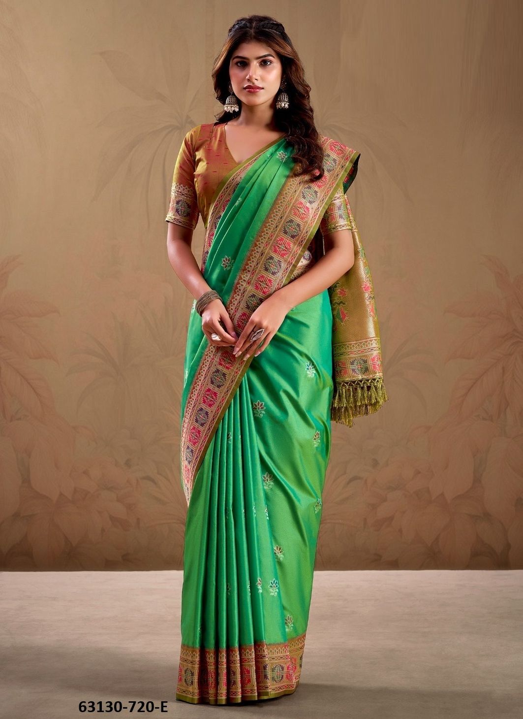 SALEM SILK - Catalog # 63130 (Set of 8 Sarees) by Semad Styles SALEM SILK - Catalog # 63130 (Set of 8 Sarees) by Semad Styles