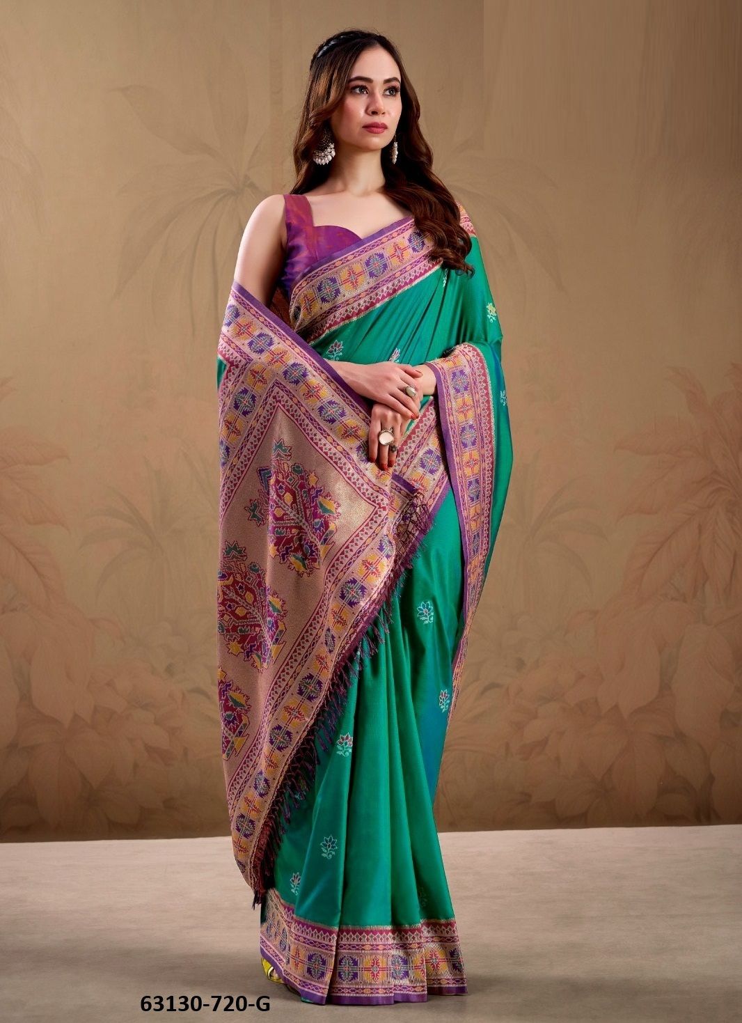 SALEM SILK - Catalog # 63130 (Set of 8 Sarees) by Semad Styles SALEM SILK - Catalog # 63130 (Set of 8 Sarees) by Semad Styles