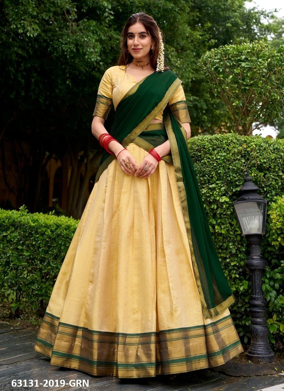 PREETHI - Catalog # 63131 (Set of 4 Readymade Lehengas) by Raw Lemon PREETHI - Catalog # 63131 (Set of 4 Readymade Lehengas) by Raw Lemon