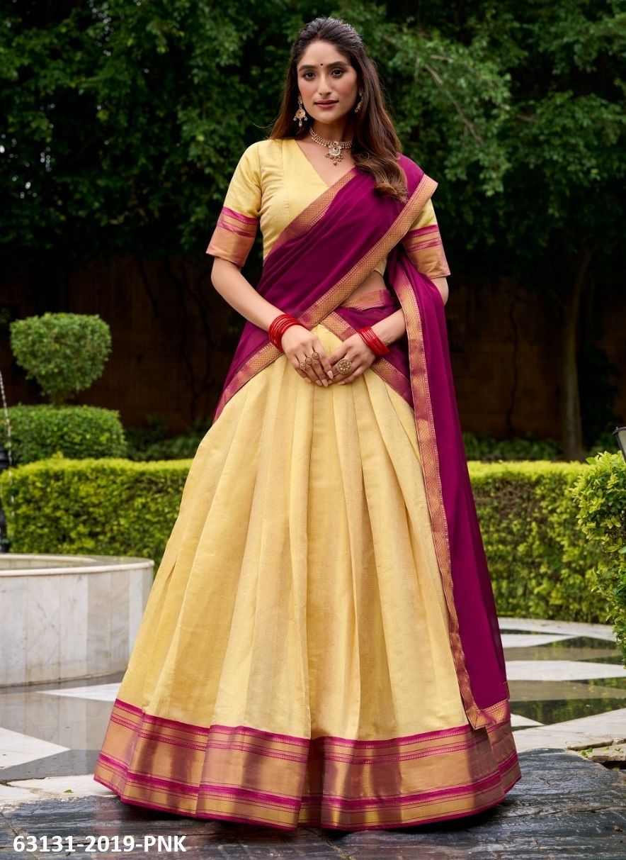 PREETHI - Catalog # 63131 (Set of 4 Readymade Lehengas) by Raw Lemon PREETHI - Catalog # 63131 (Set of 4 Readymade Lehengas) by Raw Lemon