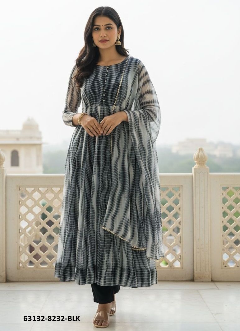 WEIGHTLESS SHIBORI PRINTS - Catalog # 63132 (Set of 2 Readymade Salwar Suits) by Amdavadi Fashion WEIGHTLESS SHIBORI PRINTS - Catalog # 63132 (Set of 2 Readymade Salwar Suits) by Amdavadi Fashion