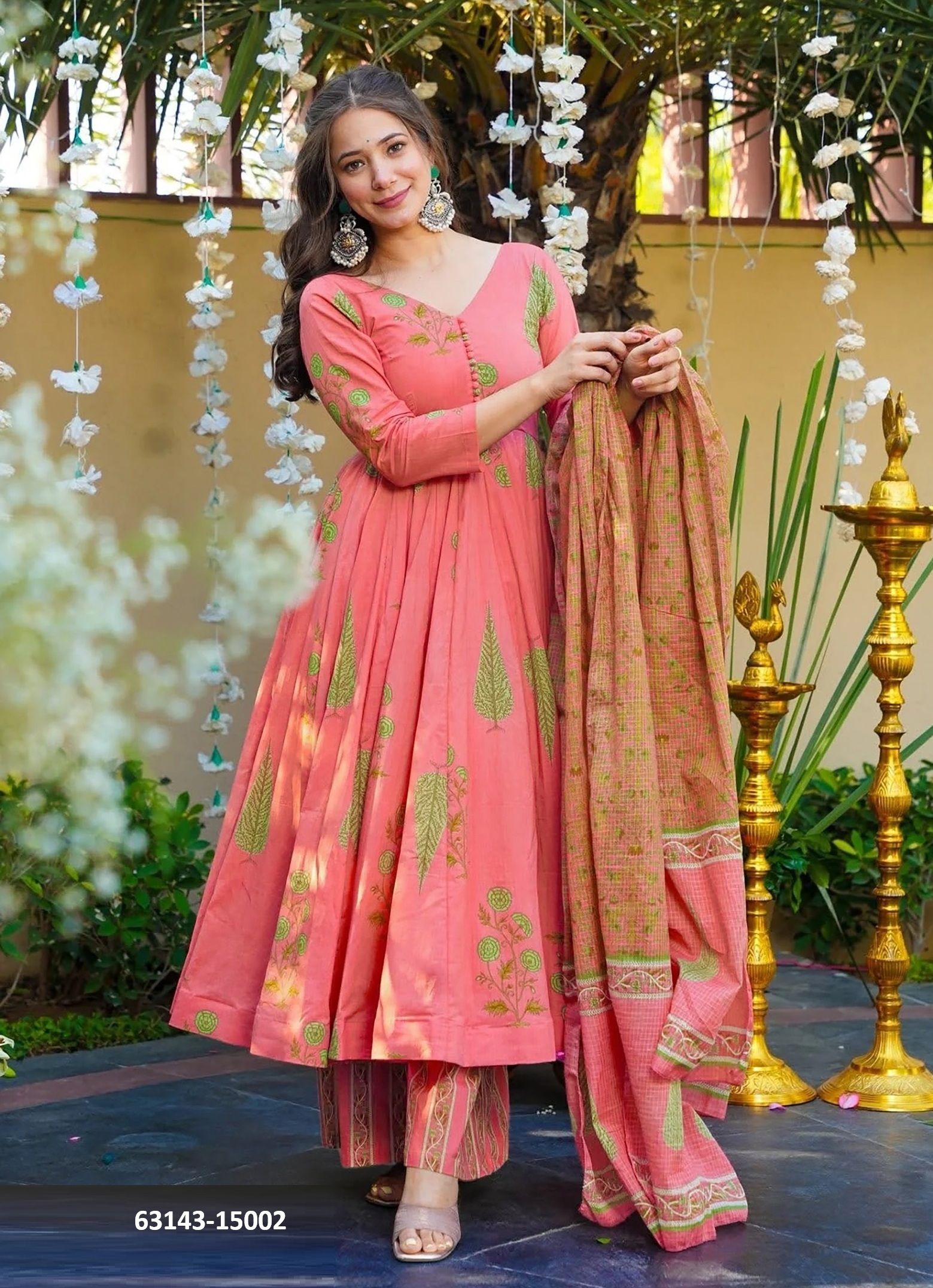 CLORA 15 - Catalog # 63143 (Set of 7 Readymade Salwar Suits) by Amdavadi Fashion