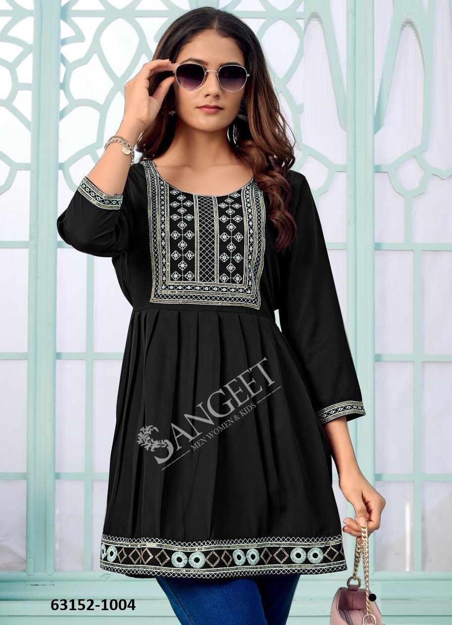 AASHINI 3 - Catalog # 63152 (Set of 8 Readymade Women's Kurtis / Tops) by Sangeet AASHINI 3 - Catalog # 63152 (Set of 8 Readymade Women's Kurtis / Tops) by Sangeet