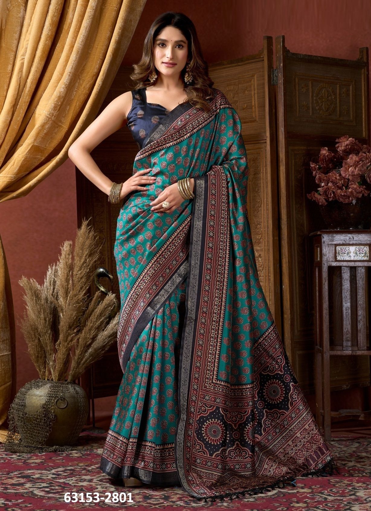 SAMAIRA - Catalog # 63153 (Set of 6 Sarees) by Gobuni SAMAIRA - Catalog # 63153 (Set of 6 Sarees) by Gobuni