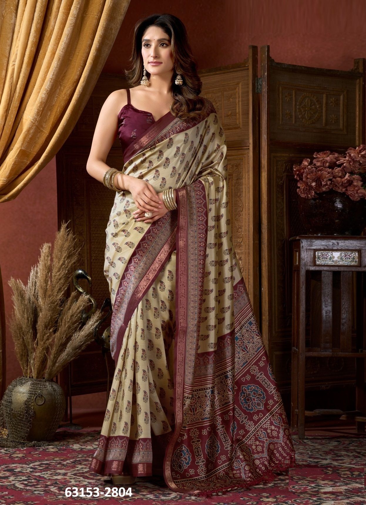 SAMAIRA - Catalog # 63153 (Set of 6 Sarees) by Gobuni SAMAIRA - Catalog # 63153 (Set of 6 Sarees) by Gobuni