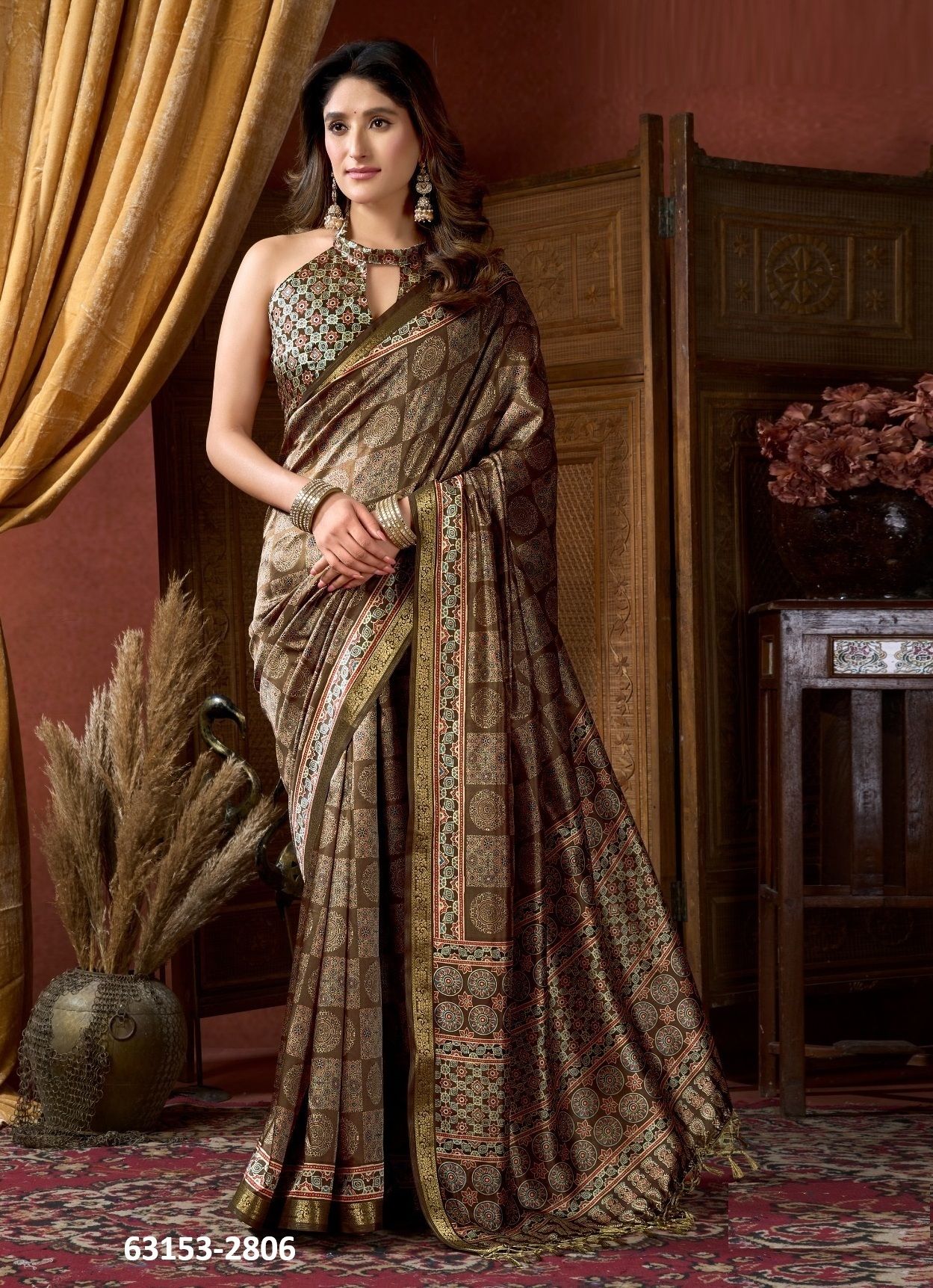 SAMAIRA - Catalog # 63153 (Set of 6 Sarees) by Gobuni SAMAIRA - Catalog # 63153 (Set of 6 Sarees) by Gobuni