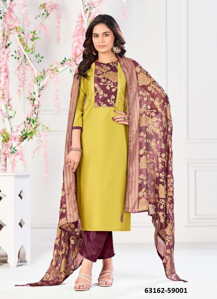 SUHAGAN - Catalog # 63162 (Set of 12 Readymade Salwar Suits) by Amdavadi Fashion SUHAGAN - Catalog # 63162 (Set of 12 Readymade Salwar Suits) by Amdavadi Fashion