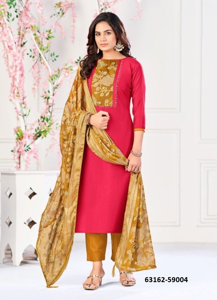 SUHAGAN - Catalog # 63162 (Set of 12 Readymade Salwar Suits) by Amdavadi Fashion SUHAGAN - Catalog # 63162 (Set of 12 Readymade Salwar Suits) by Amdavadi Fashion
