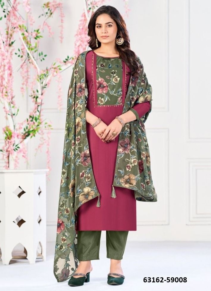SUHAGAN - Catalog # 63162 (Set of 12 Readymade Salwar Suits) by Amdavadi Fashion SUHAGAN - Catalog # 63162 (Set of 12 Readymade Salwar Suits) by Amdavadi Fashion
