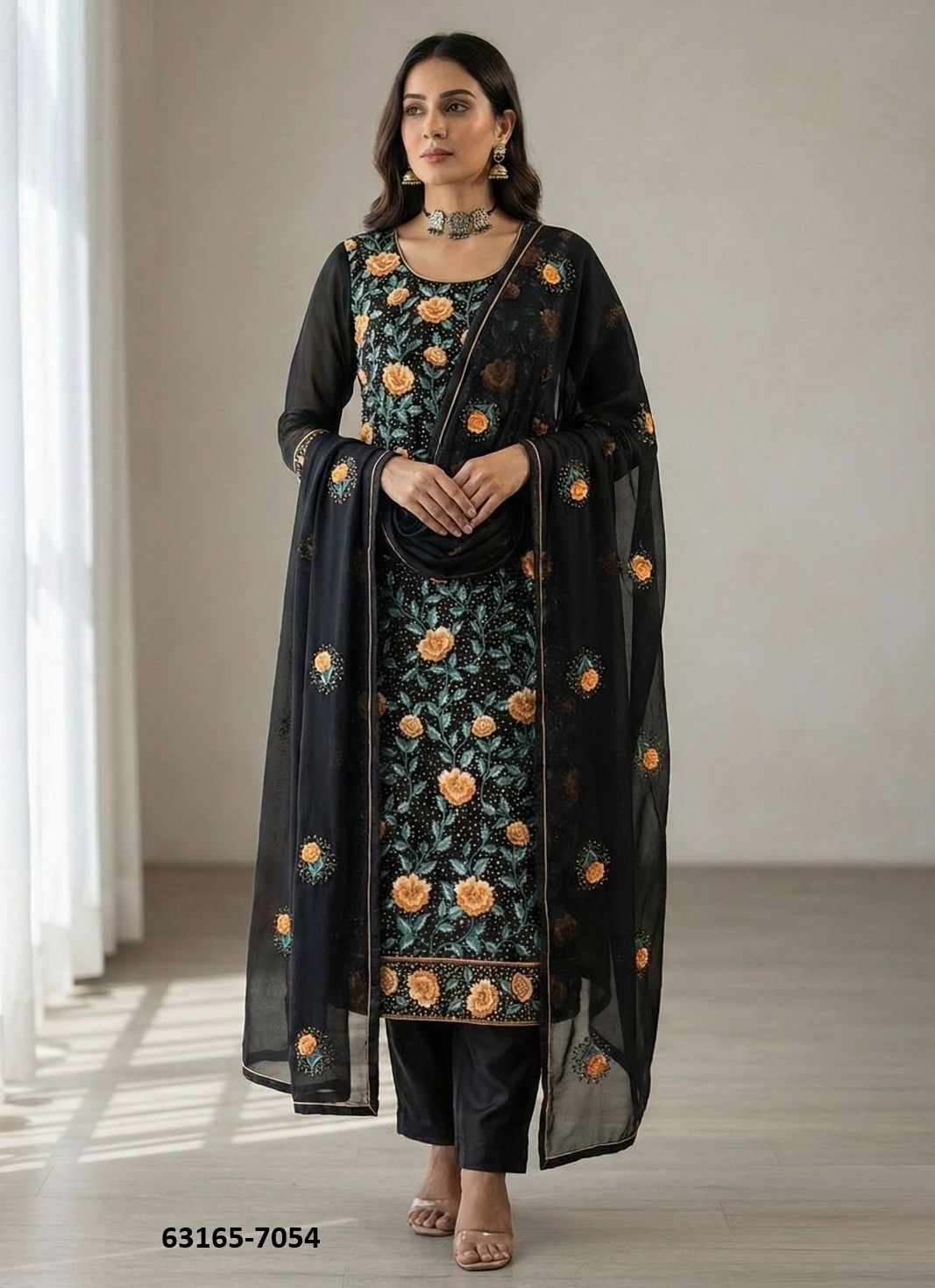 SERIES 7054-7057 - Catalog # 63165 (Set of 4 Readymade Salwar Suits) by Alizeh Official SERIES 7054-7057 - Catalog # 63165 (Set of 4 Readymade Salwar Suits) by Alizeh Official