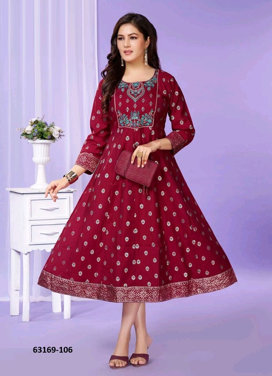 SINDHU - Catalog # 63169 (Set of 6 Readymade Women's Kurtis / Tops) by Dee Cee SINDHU - Catalog # 63169 (Set of 6 Readymade Women's Kurtis / Tops) by Dee Cee