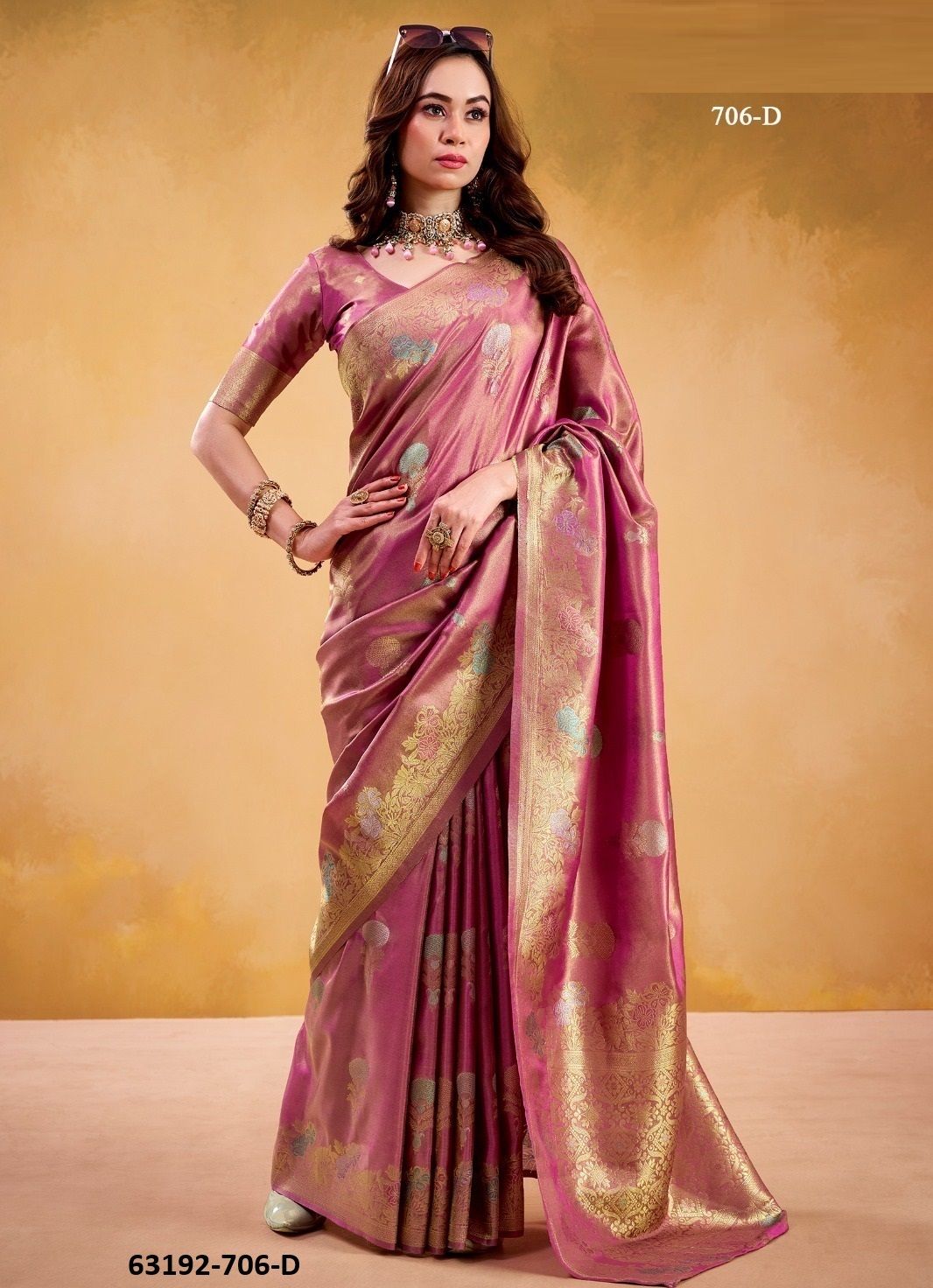 KORIAN SILK - Catalog # 63192 (Set of 5 Sarees) by Semad Styles KORIAN SILK - Catalog # 63192 (Set of 5 Sarees) by Semad Styles