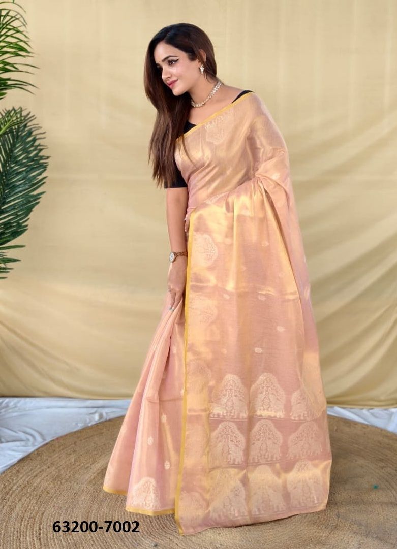 TISSUE SERIES 7001 - Catalog # 63200 (Set of 8 Sarees) by Semad Styles