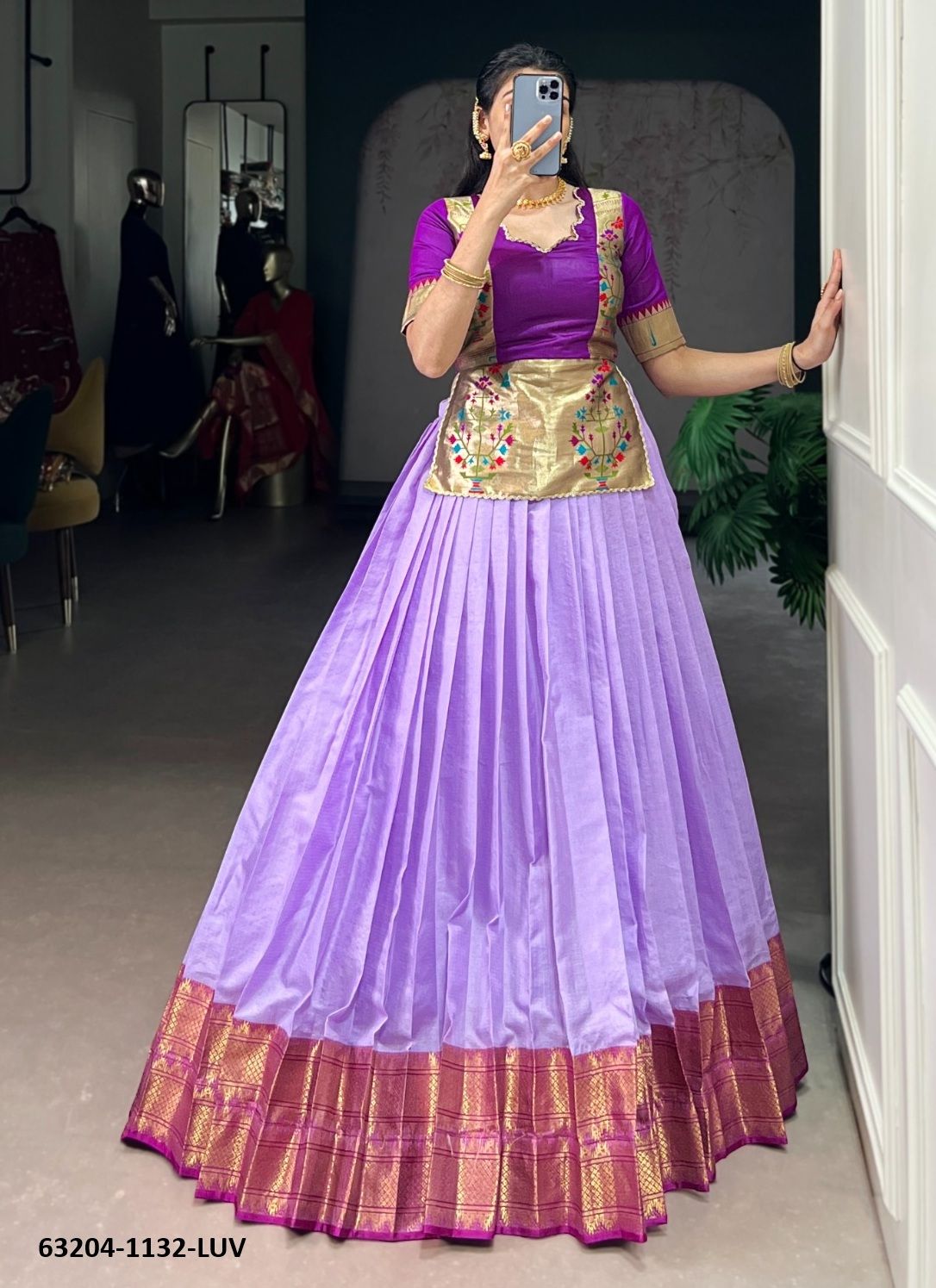SERIES 1132 - Catalog # 63204 (Set of 3 Readymade Lehengas) by Raw Lemon SERIES 1132 - Catalog # 63204 (Set of 3 Readymade Lehengas) by Raw Lemon
