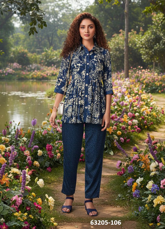LUXE CO-ORDS - Catalog # 63205 (Set of 11 Tops With Bottoms) by Desi Muse LUXE CO-ORDS - Catalog # 63205 (Set of 11 Tops With Bottoms) by Desi Muse