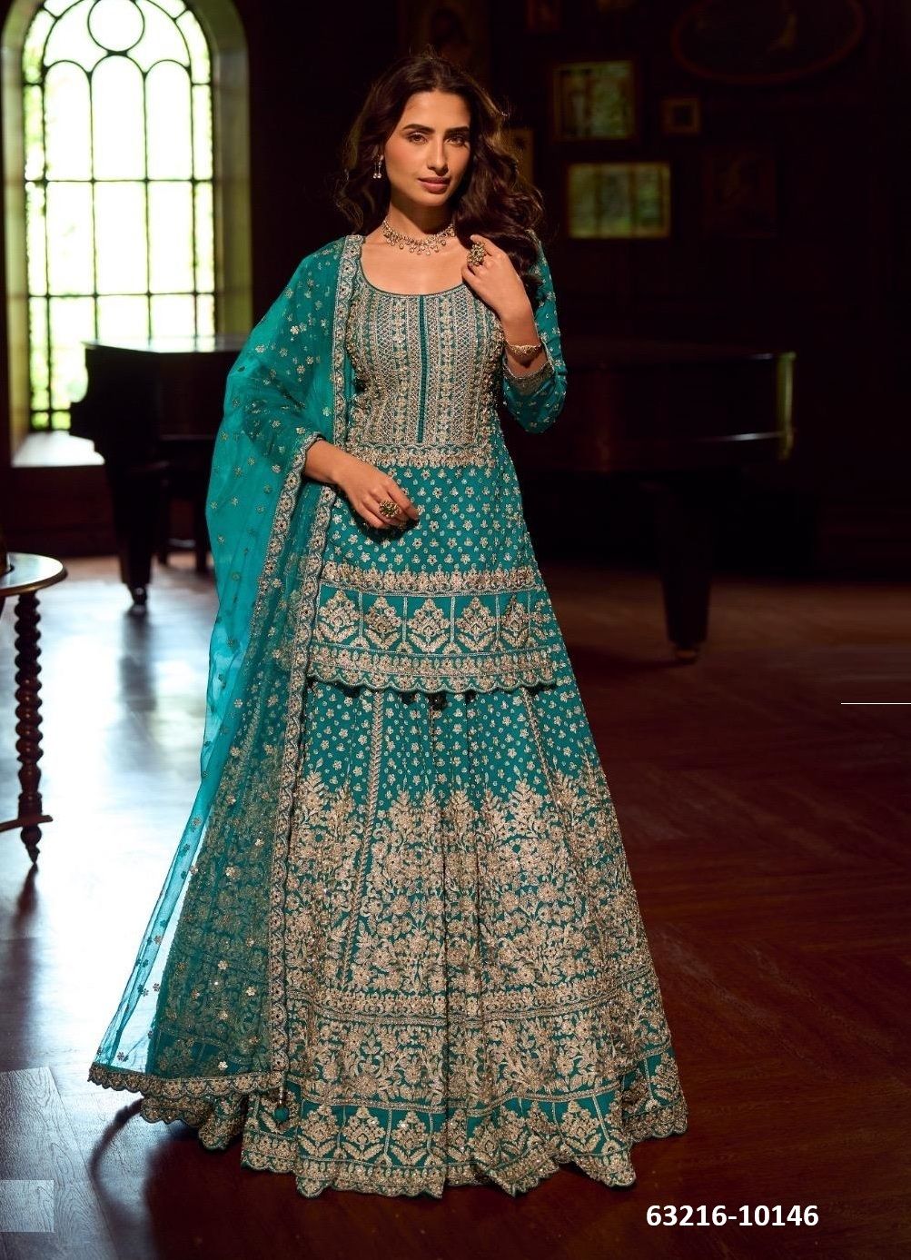 SUREENA - Catalog # 63216 (Set of 3 Readymade Salwar Suits) by Sayuri Designer