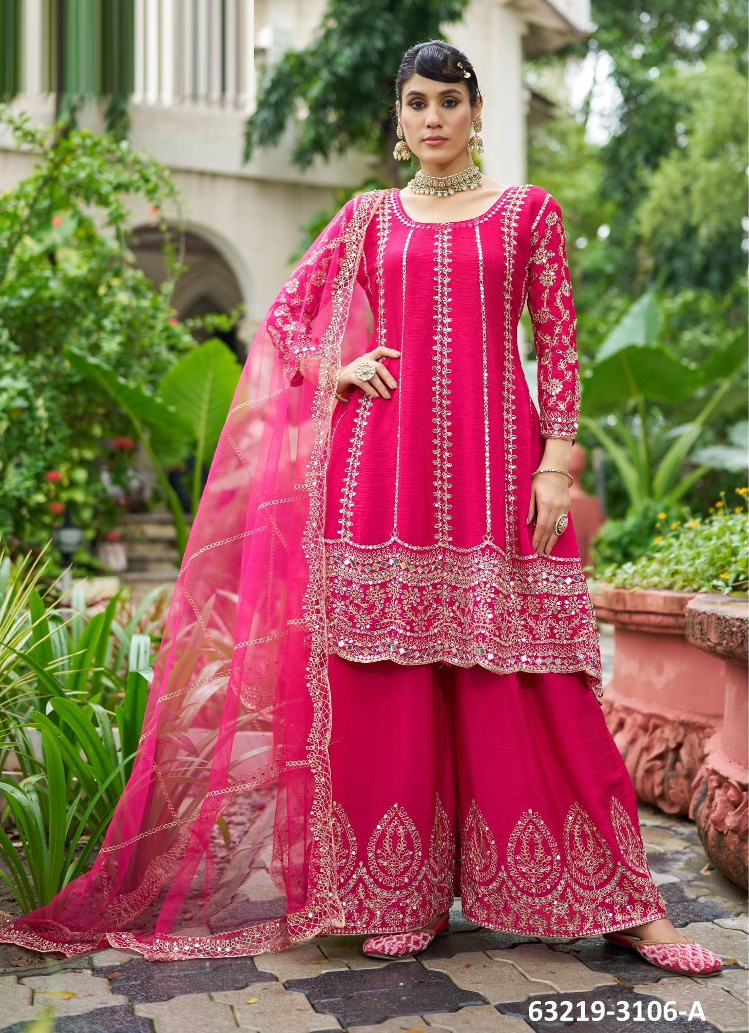 SAHIBA 1 - Catalog # 63219 (Set of 7 Readymade Salwar Suits) by Desi Muse SAHIBA 1 - Catalog # 63219 (Set of 7 Readymade Salwar Suits) by Desi Muse