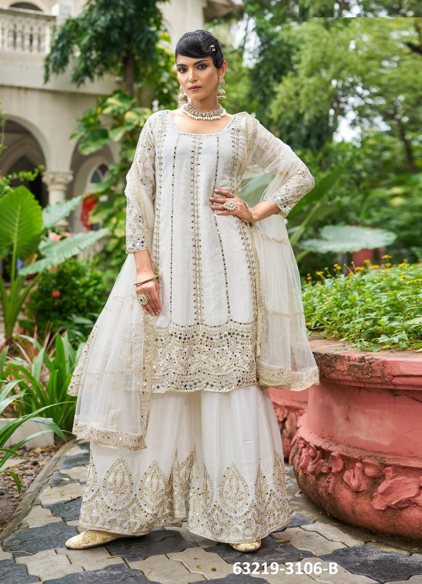 SAHIBA 1 - Catalog # 63219 (Set of 7 Readymade Salwar Suits) by Desi Muse SAHIBA 1 - Catalog # 63219 (Set of 7 Readymade Salwar Suits) by Desi Muse