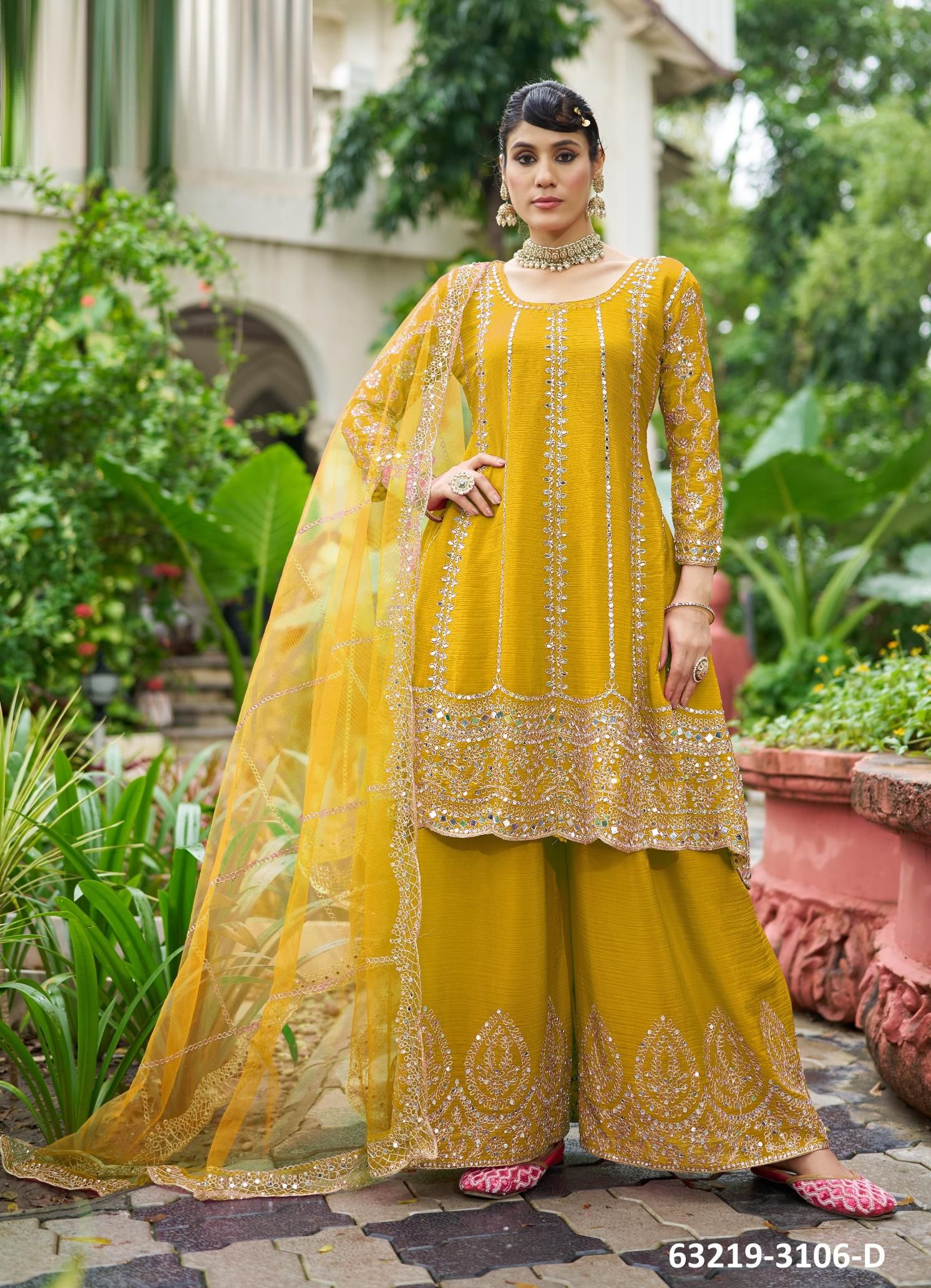 SAHIBA 1 - Catalog # 63219 (Set of 7 Readymade Salwar Suits) by Desi Muse SAHIBA 1 - Catalog # 63219 (Set of 7 Readymade Salwar Suits) by Desi Muse