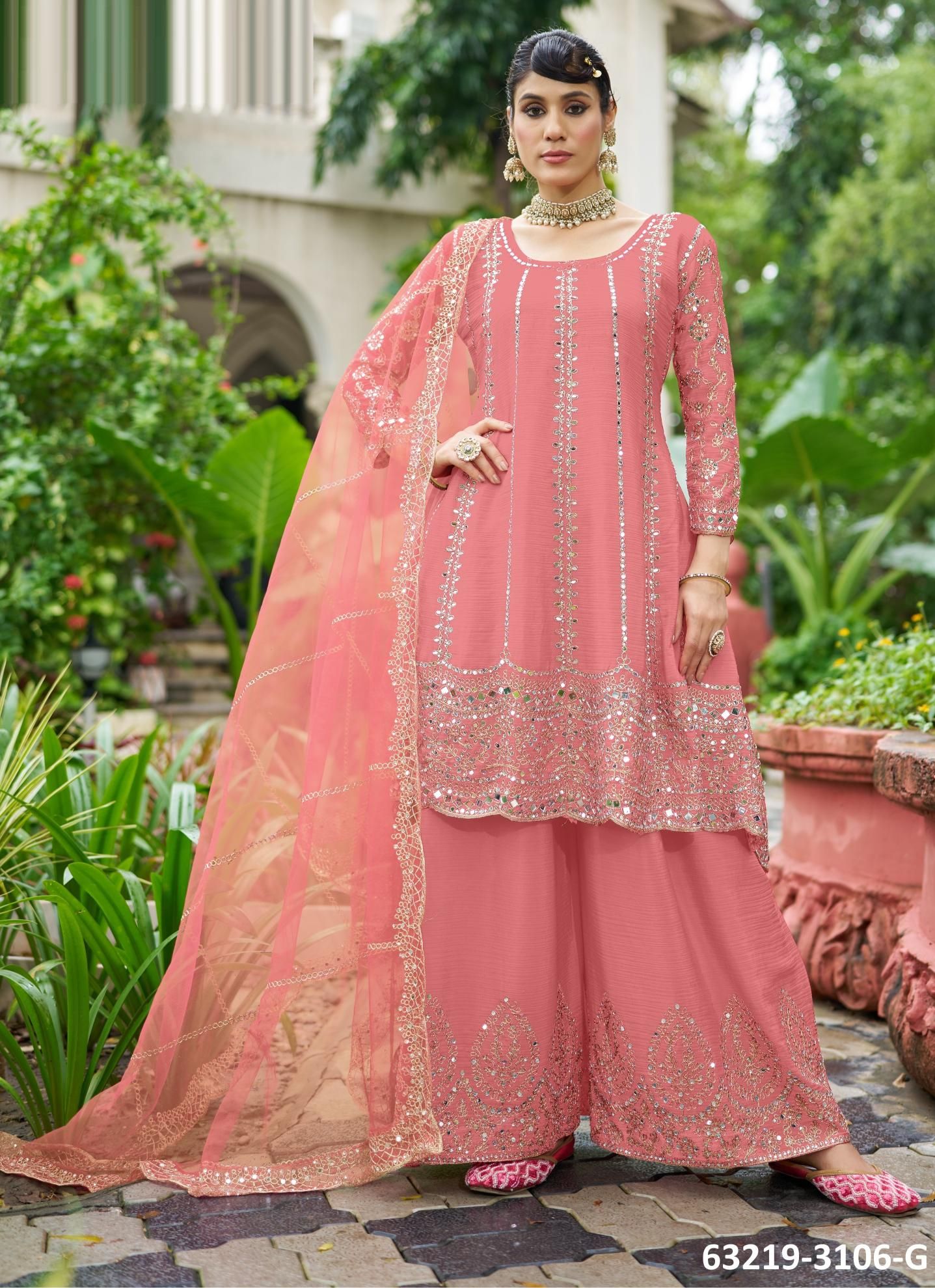 SAHIBA 1 - Catalog # 63219 (Set of 7 Readymade Salwar Suits) by Desi Muse SAHIBA 1 - Catalog # 63219 (Set of 7 Readymade Salwar Suits) by Desi Muse