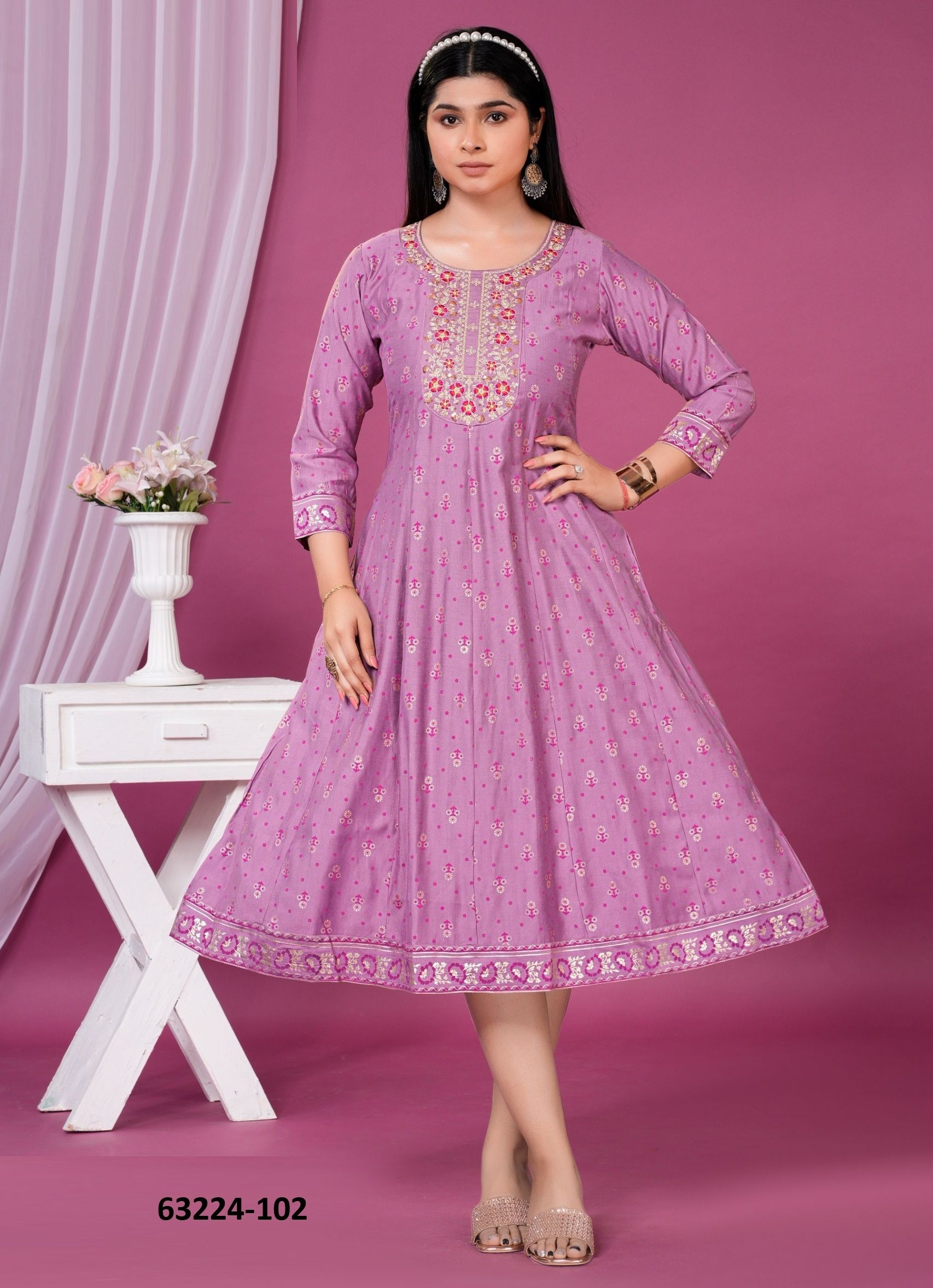 MUNCH - Catalog # 63224 (Set of 6 Readymade Women's Kurtis / Tops) by Dee Cee MUNCH - Catalog # 63224 (Set of 6 Readymade Women's Kurtis / Tops) by Dee Cee