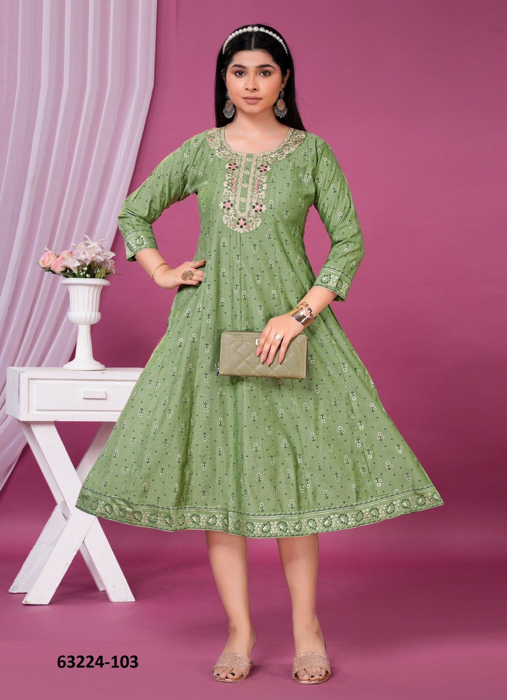 MUNCH - Catalog # 63224 (Set of 6 Readymade Women's Kurtis / Tops) by Dee Cee MUNCH - Catalog # 63224 (Set of 6 Readymade Women's Kurtis / Tops) by Dee Cee