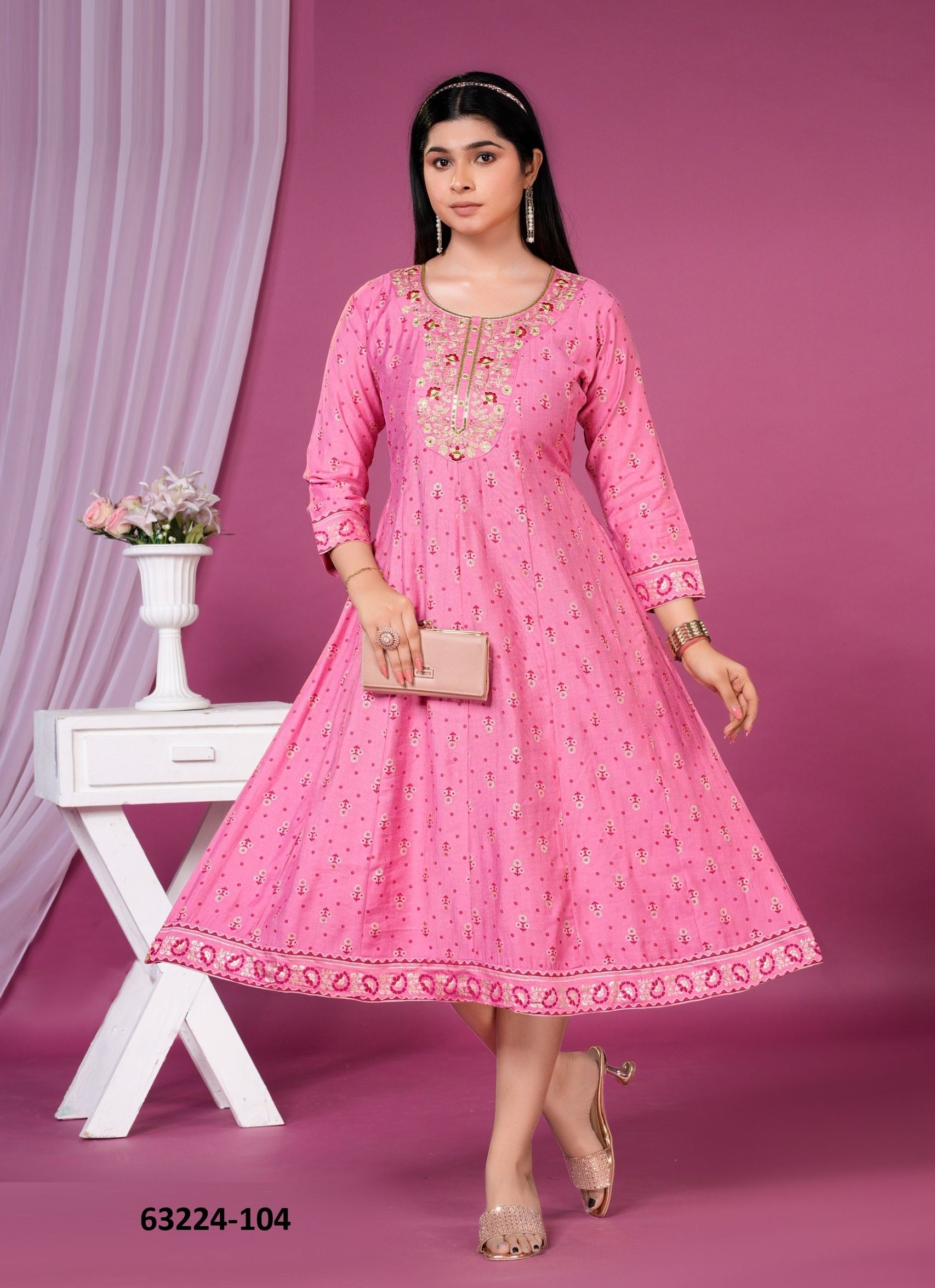 MUNCH - Catalog # 63224 (Set of 6 Readymade Women's Kurtis / Tops) by Dee Cee MUNCH - Catalog # 63224 (Set of 6 Readymade Women's Kurtis / Tops) by Dee Cee