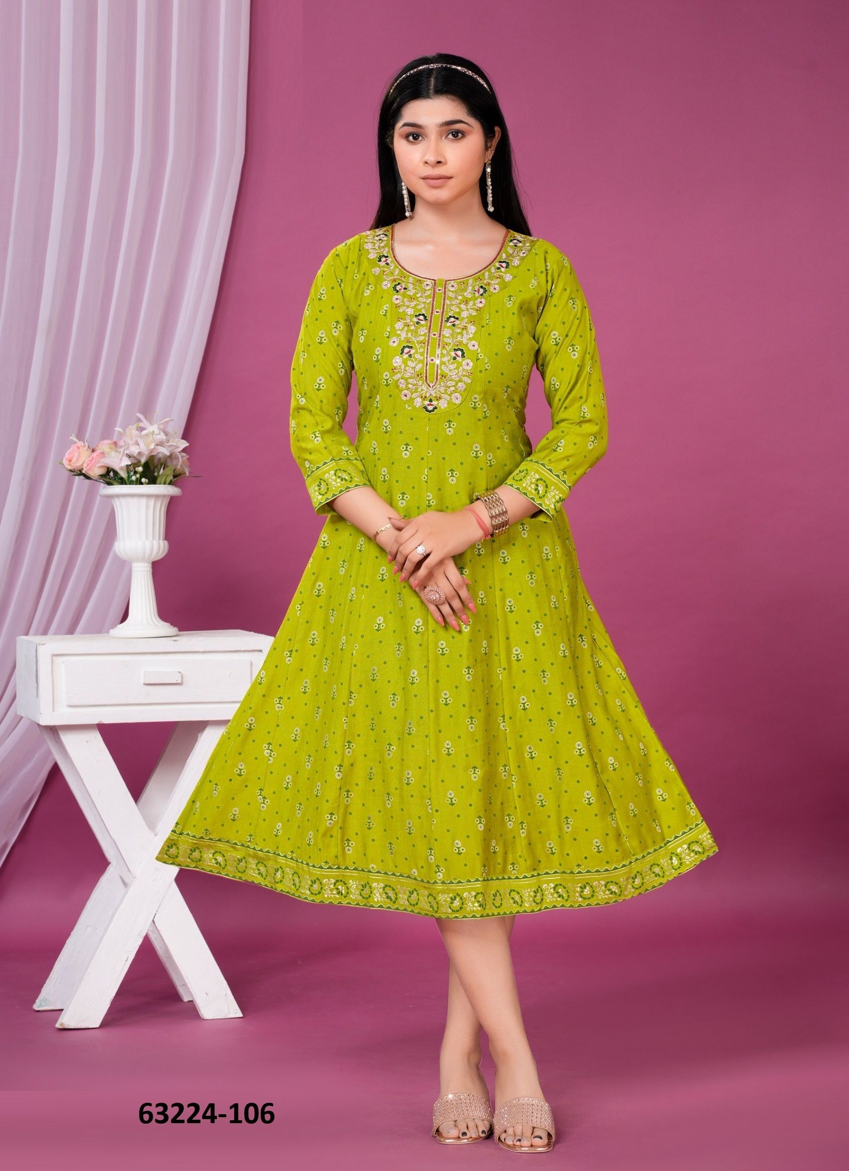 MUNCH - Catalog # 63224 (Set of 6 Readymade Women's Kurtis / Tops) by Dee Cee MUNCH - Catalog # 63224 (Set of 6 Readymade Women's Kurtis / Tops) by Dee Cee