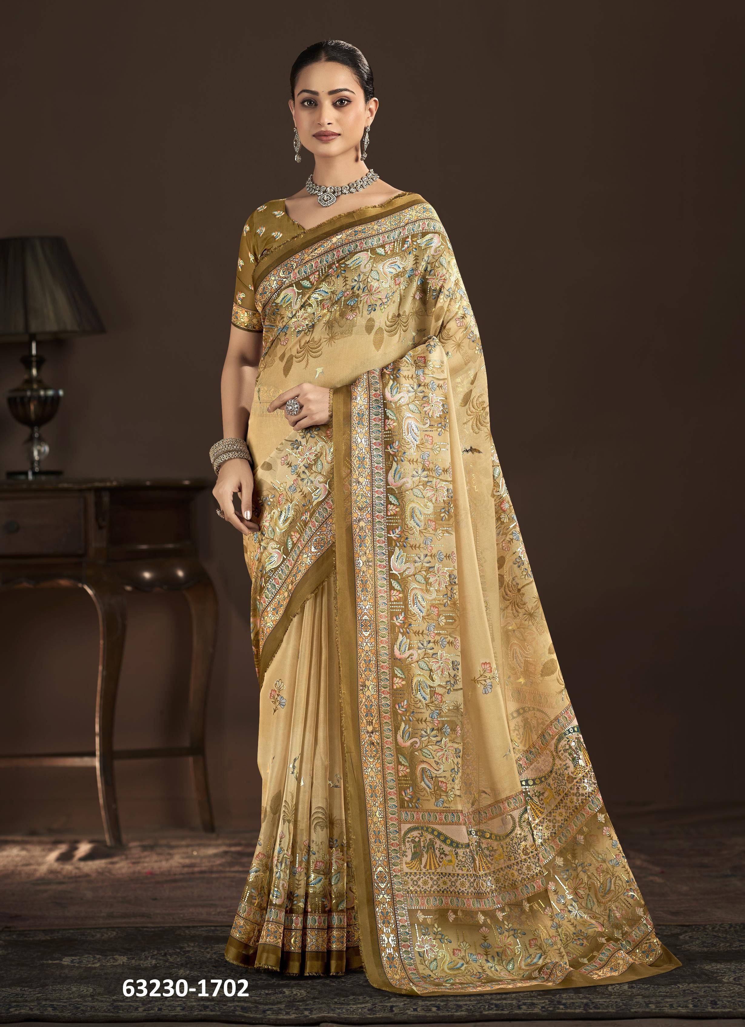BLING - Catalog # 63230 (Set of 10 Sarees) by Semad Styles