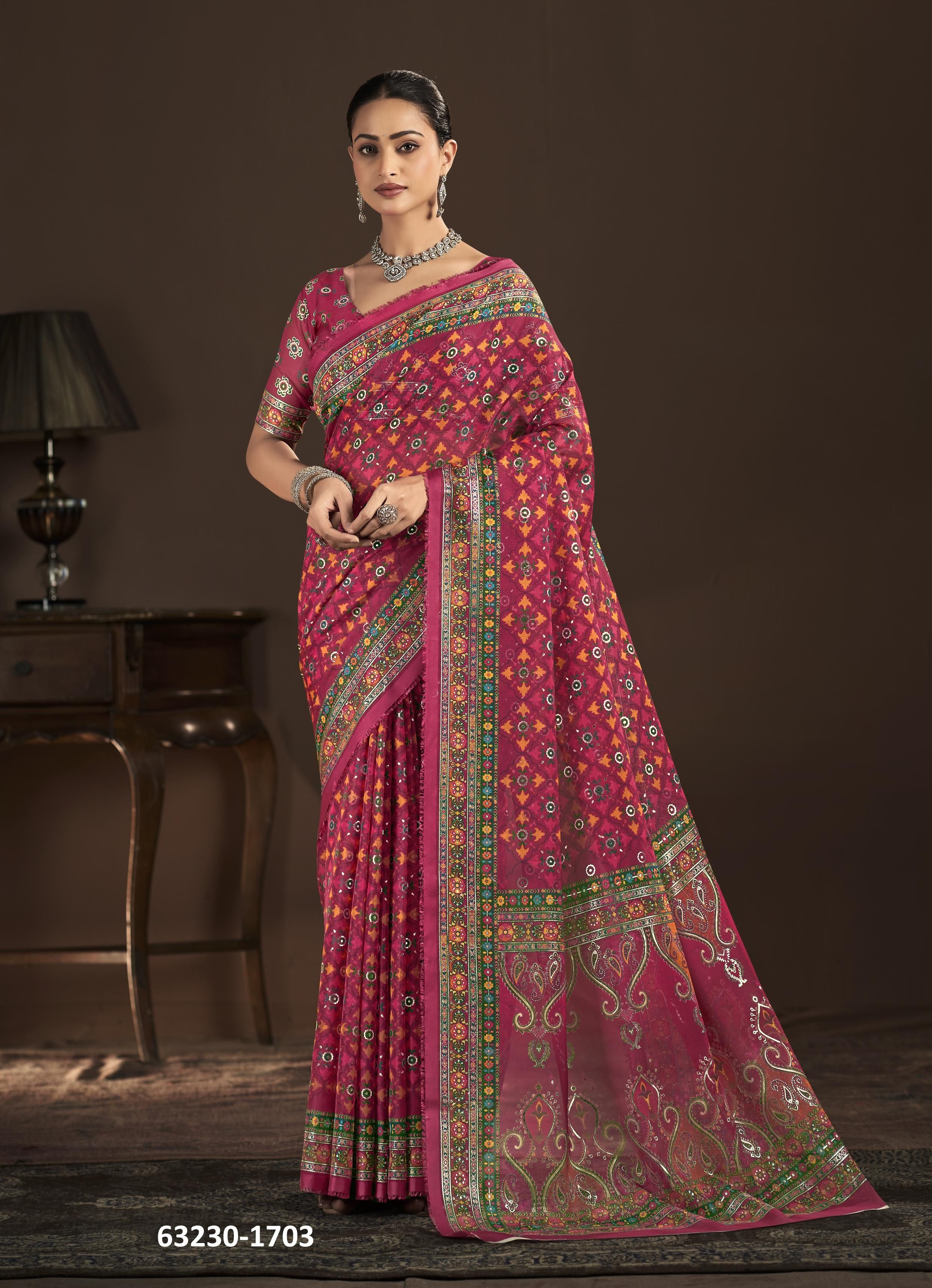 BLING - Catalog # 63230 (Set of 10 Sarees) by Semad Styles