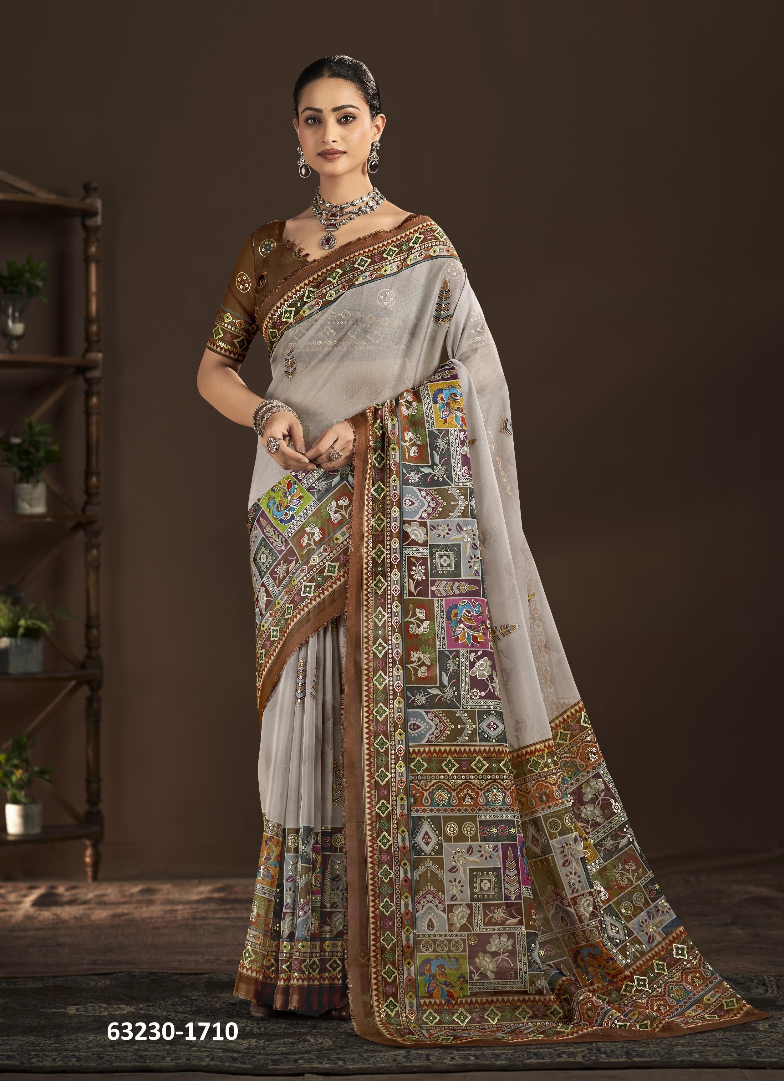 BLING - Catalog # 63230 (Set of 10 Sarees) by Semad Styles