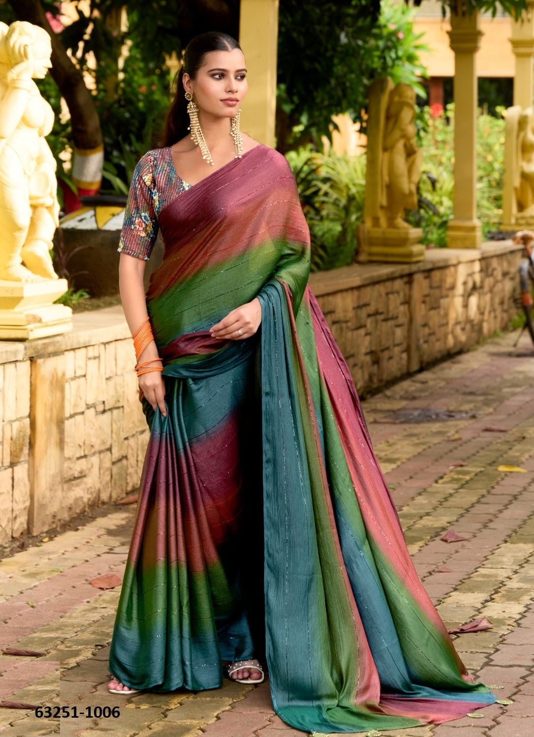 BAHARA - Catalog # 63251 (Set of 10 Sarees) by Stavan BAHARA - Catalog # 63251 (Set of 10 Sarees) by Stavan