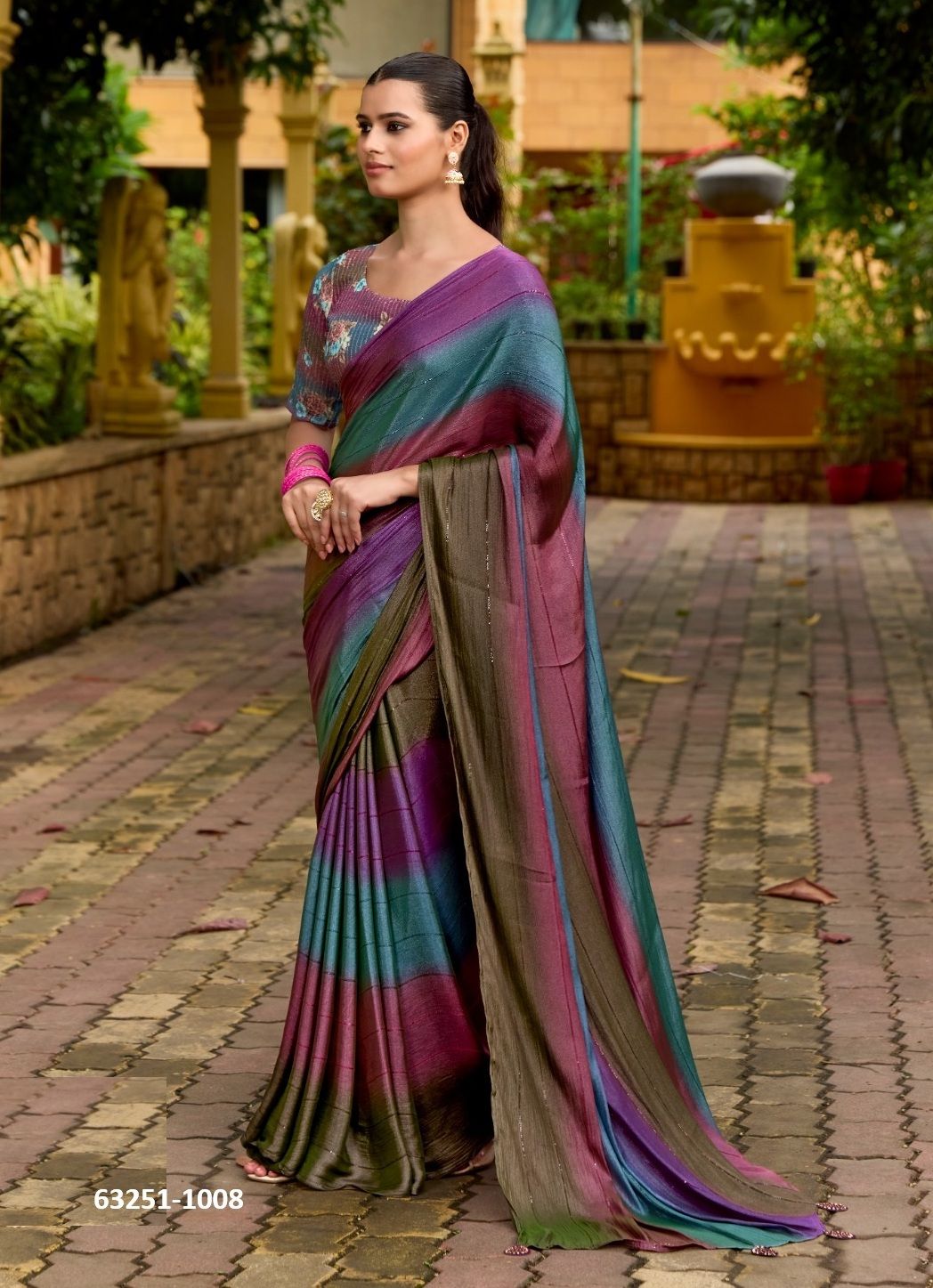 BAHARA - Catalog # 63251 (Set of 10 Sarees) by Stavan BAHARA - Catalog # 63251 (Set of 10 Sarees) by Stavan