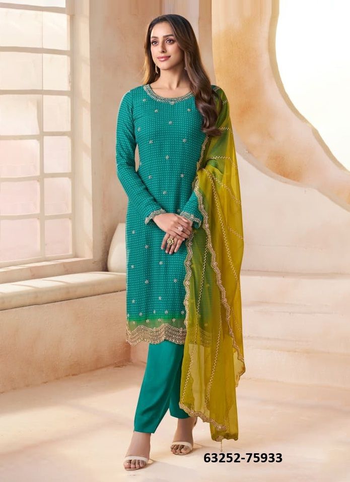 MISHKA - Catalog # 63252 (Set of 4 Semi-Stitched / Un-Stitched Suits) by Vinay Fashion LLP MISHKA - Catalog # 63252 (Set of 4 Semi-Stitched / Un-Stitched Suits) by Vinay Fashion LLP