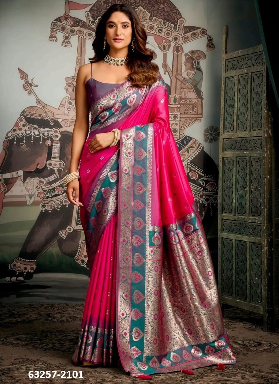 SHRAVYA SILK - Catalog # 63257 (Set of 6 Sarees) by Gobuni SHRAVYA SILK - Catalog # 63257 (Set of 6 Sarees) by Gobuni
