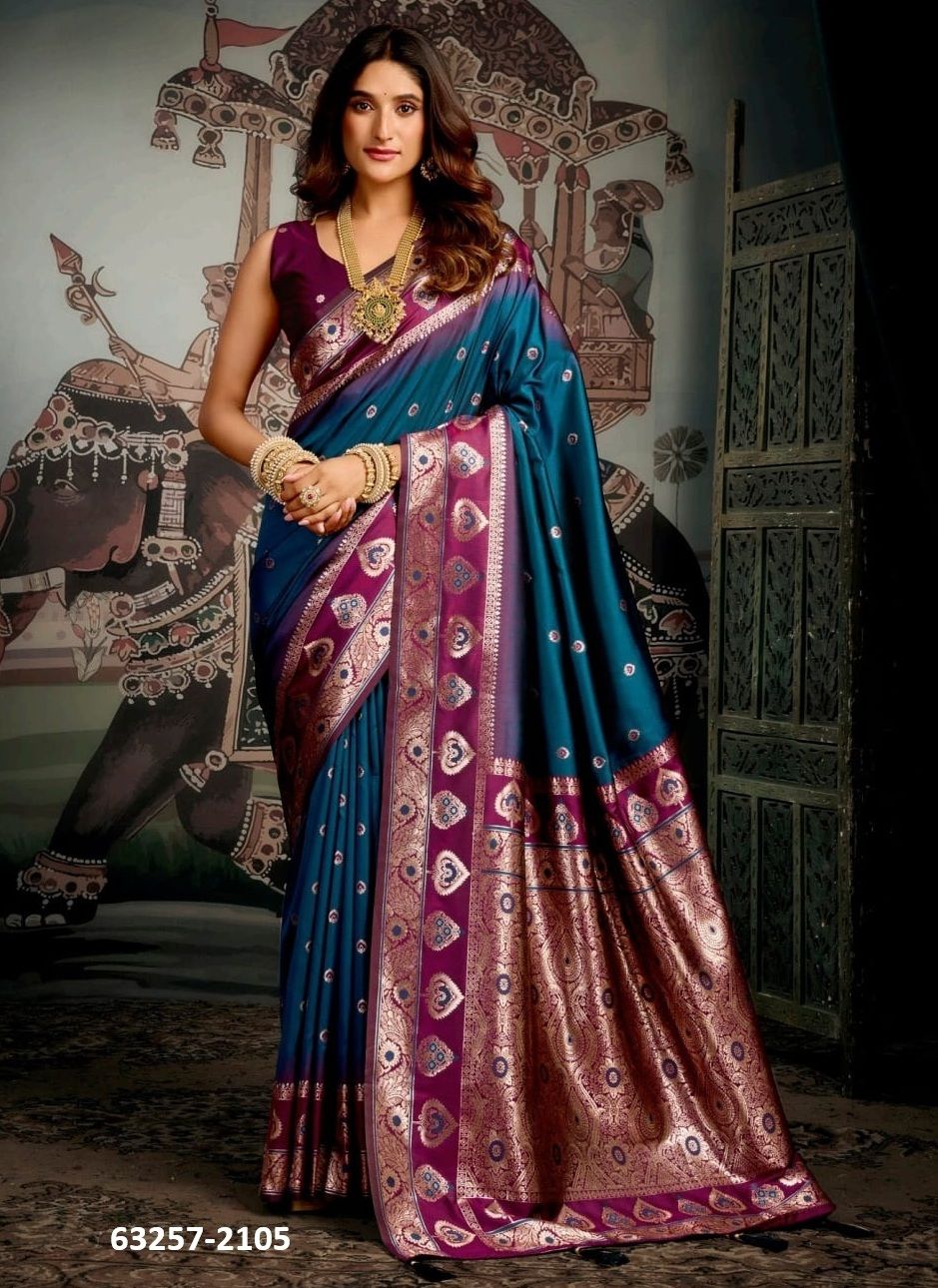 SHRAVYA SILK - Catalog # 63257 (Set of 6 Sarees) by Gobuni SHRAVYA SILK - Catalog # 63257 (Set of 6 Sarees) by Gobuni