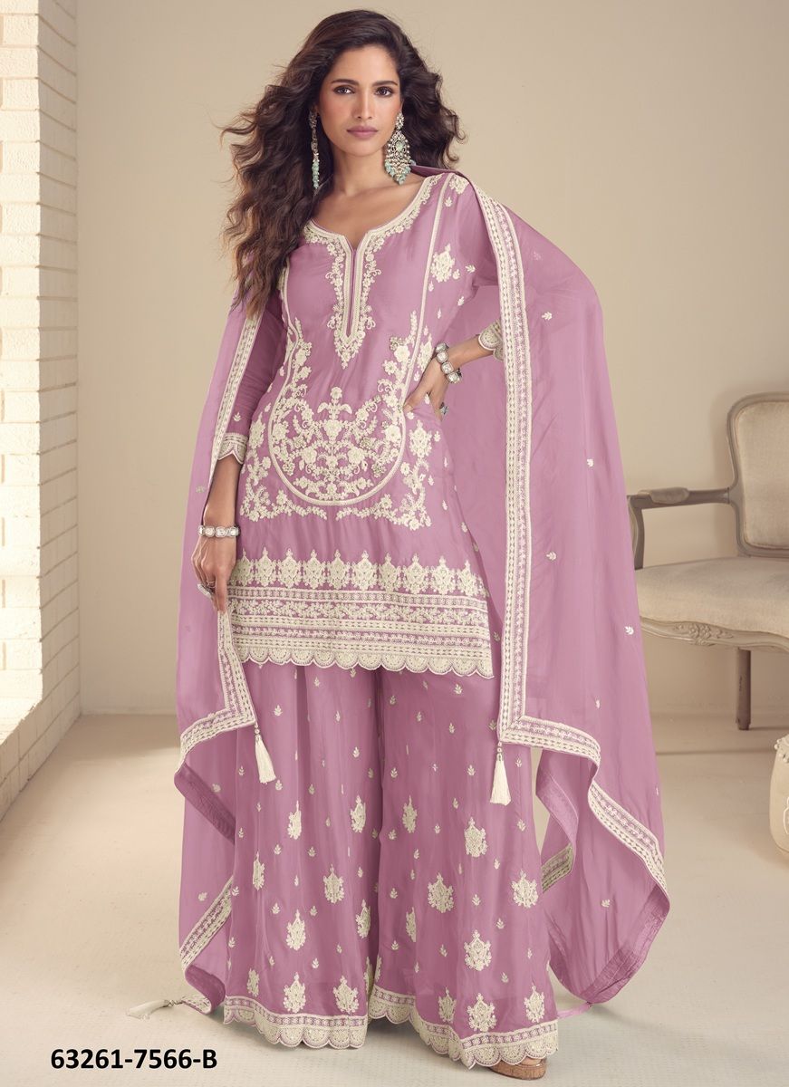 BUTTERFLY - Catalog # 63261 (Set of 3 Readymade Salwar Suits) by Gulkayra Designer