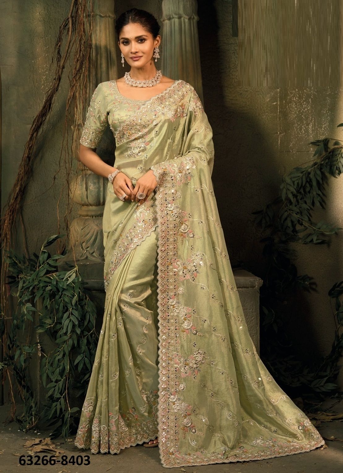 SHAHI POSHAK 8 - Catalog # 63266 (Set of 9 Sarees) by M N Sarees SHAHI POSHAK 8 - Catalog # 63266 (Set of 9 Sarees) by M N Sarees