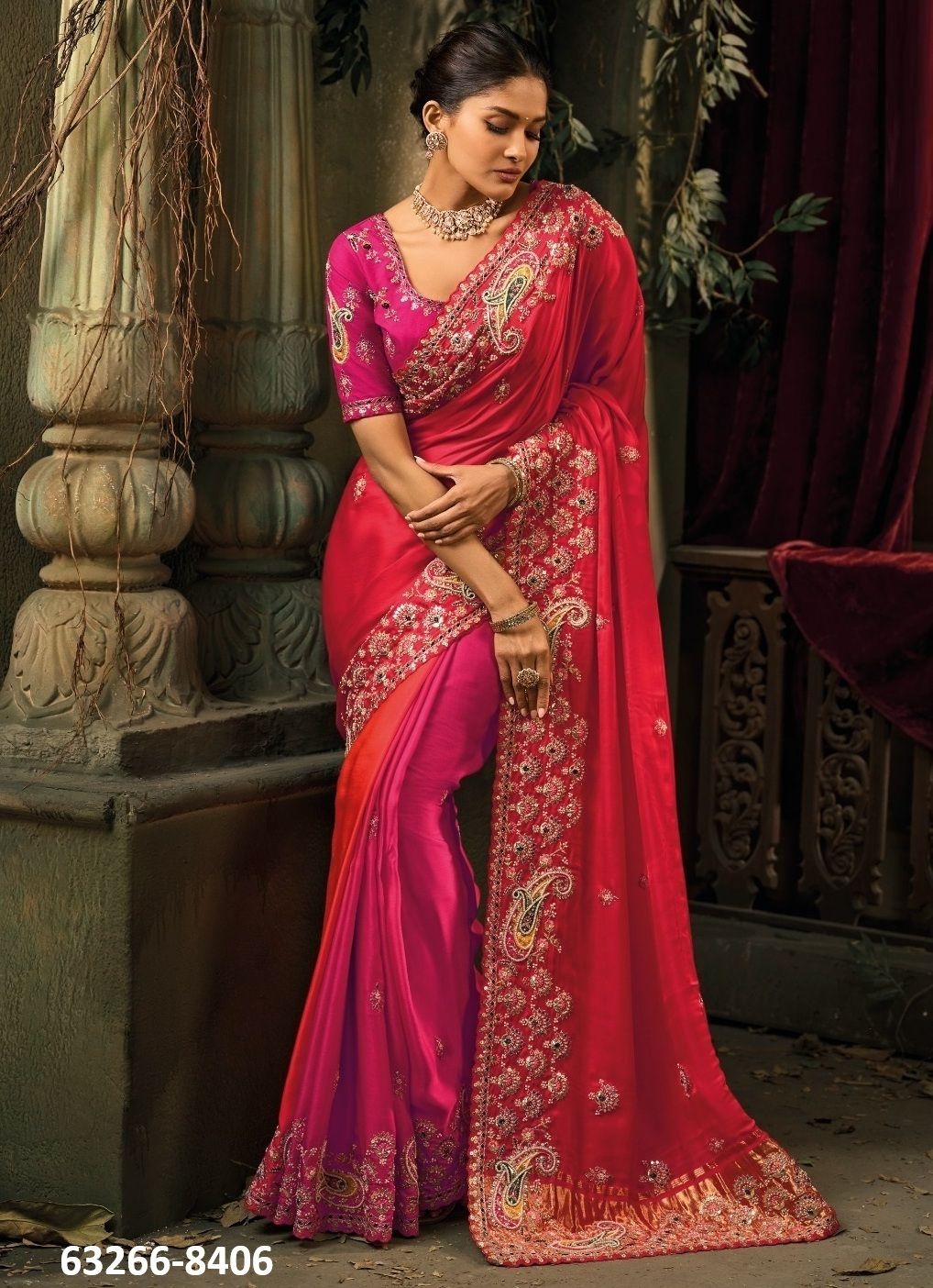 SHAHI POSHAK 8 - Catalog # 63266 (Set of 9 Sarees) by M N Sarees SHAHI POSHAK 8 - Catalog # 63266 (Set of 9 Sarees) by M N Sarees