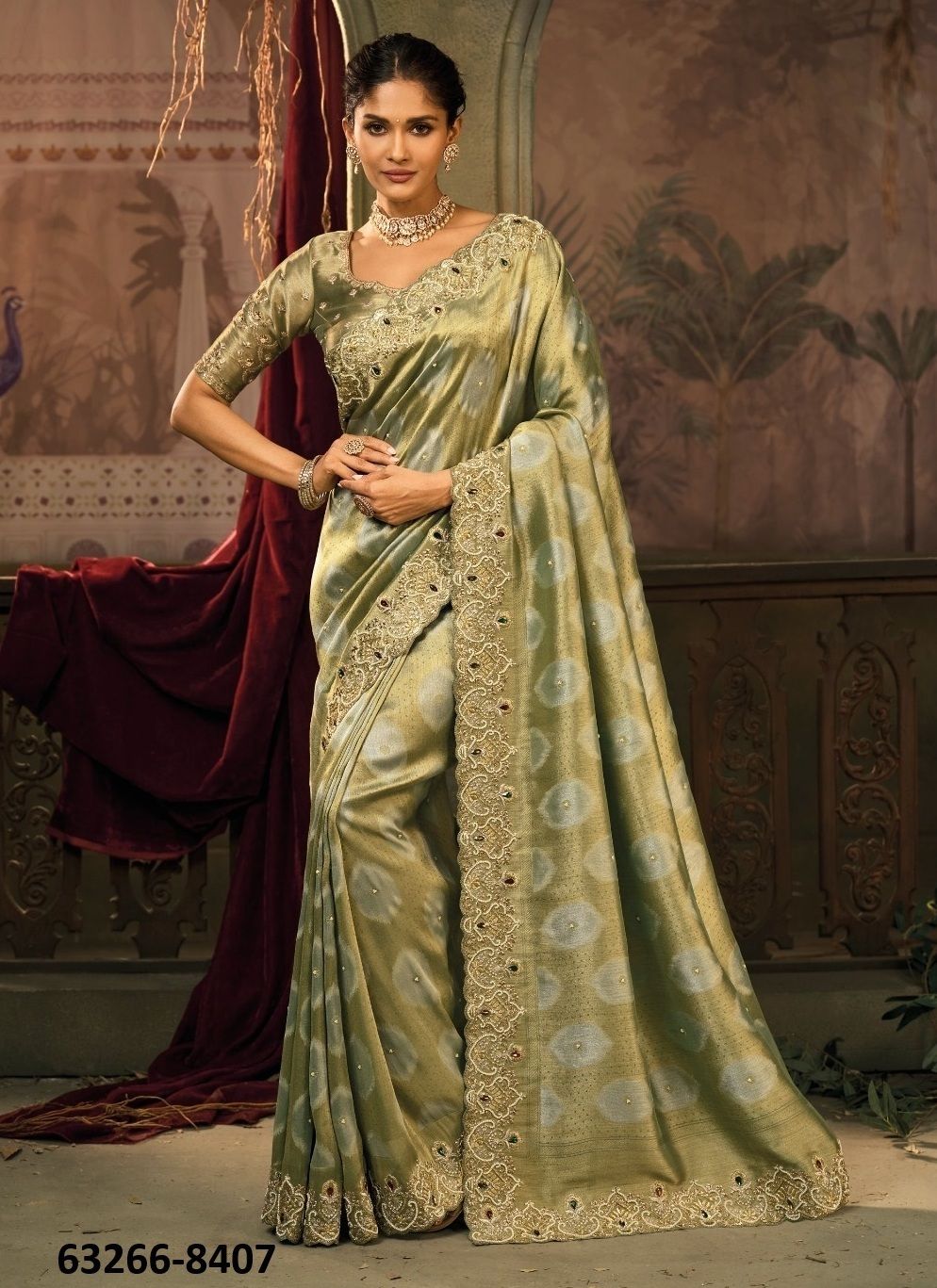 SHAHI POSHAK 8 - Catalog # 63266 (Set of 9 Sarees) by M N Sarees SHAHI POSHAK 8 - Catalog # 63266 (Set of 9 Sarees) by M N Sarees