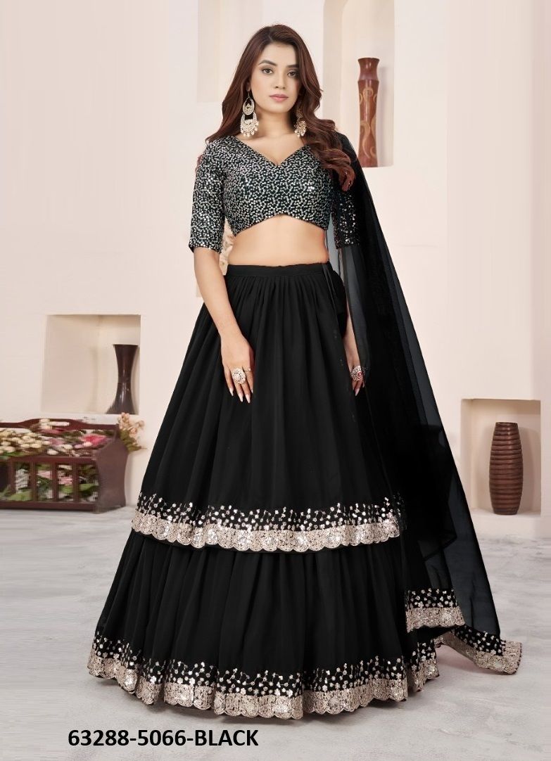 AANCHAL 2 - Catalog # 63288 (Set of 10 Semi-Stitched Lehengas) by Komal Pret AANCHAL 2 - Catalog # 63288 (Set of 10 Semi-Stitched Lehengas) by Komal Pret